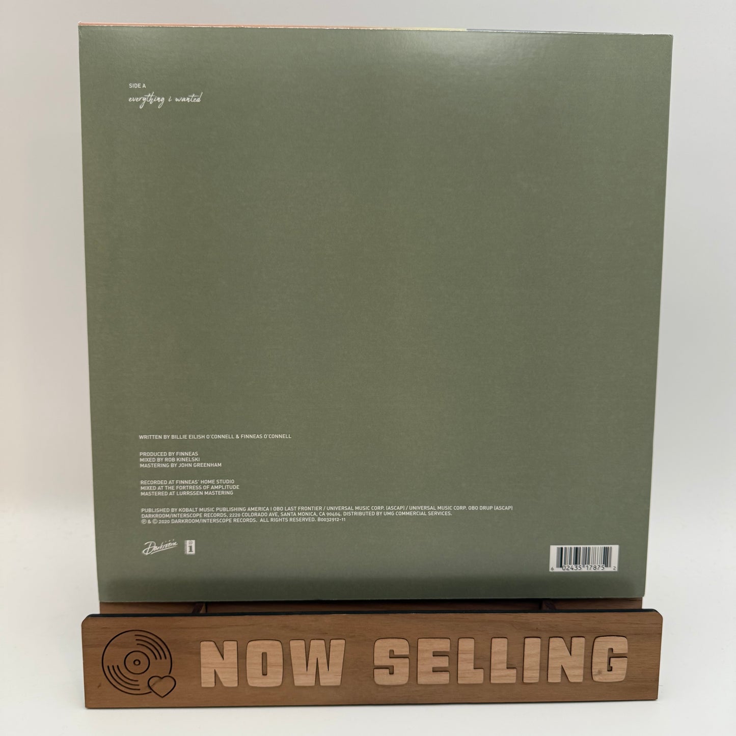 Billie Eilish - Everything I Wanted Vinyl LP Yellow Urban Outfitters Singles Day Exclusive