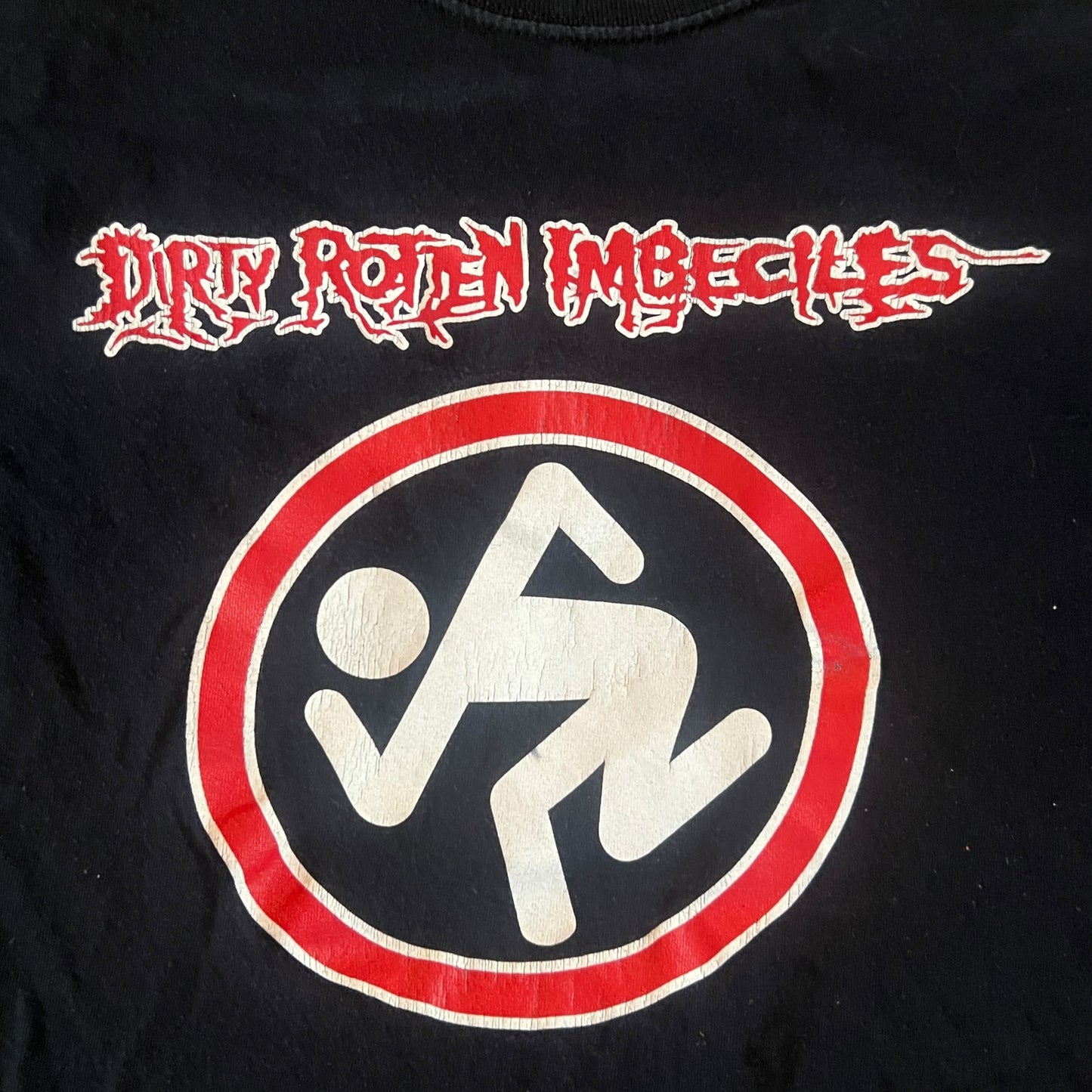 D.R.I. Dirty Rotten Imbeciles Band Logo T-Shirt Size M