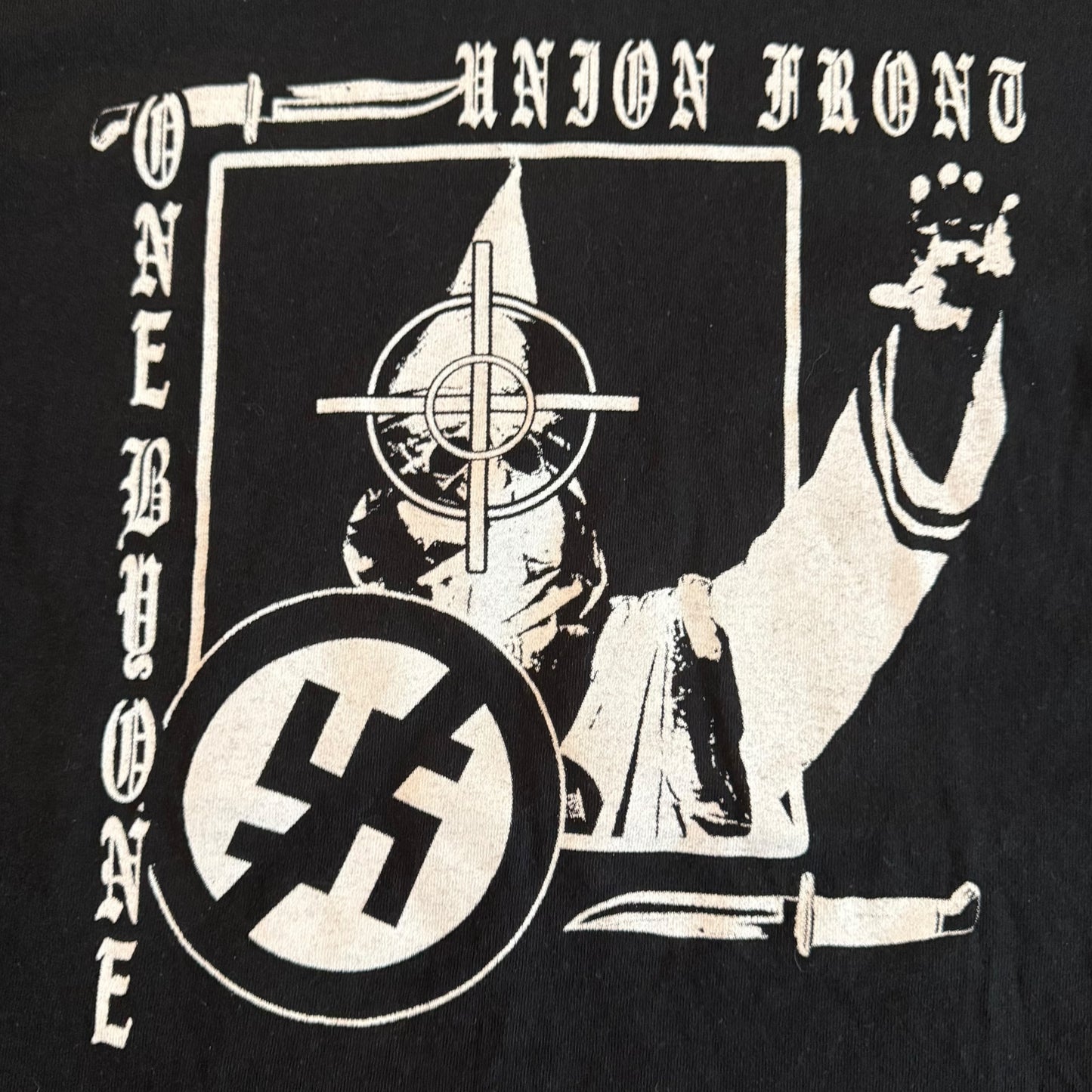 Union Front Band One By One T-Shirt Size M LA Hardcore