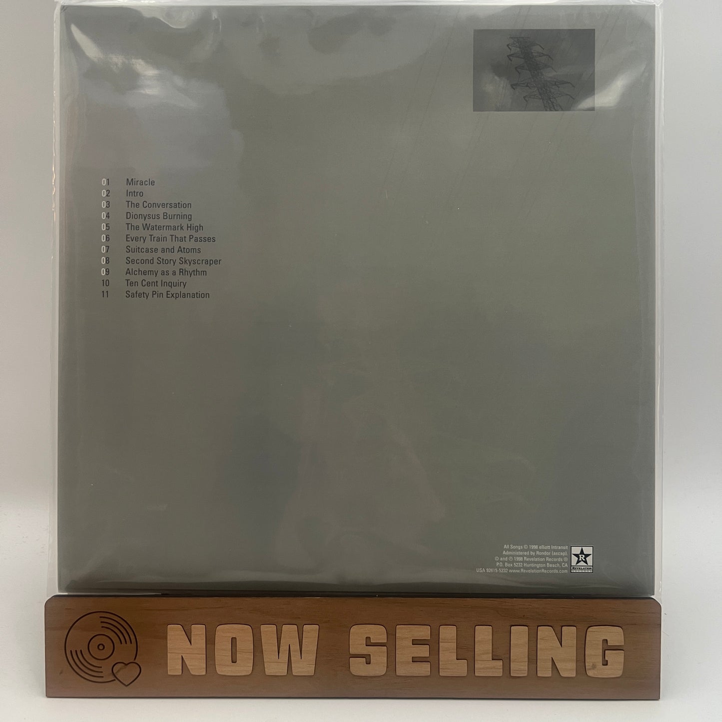 Elliott - U.S. Songs Vinyl LP Coke Bottle Clear Emo Post-Hardcore