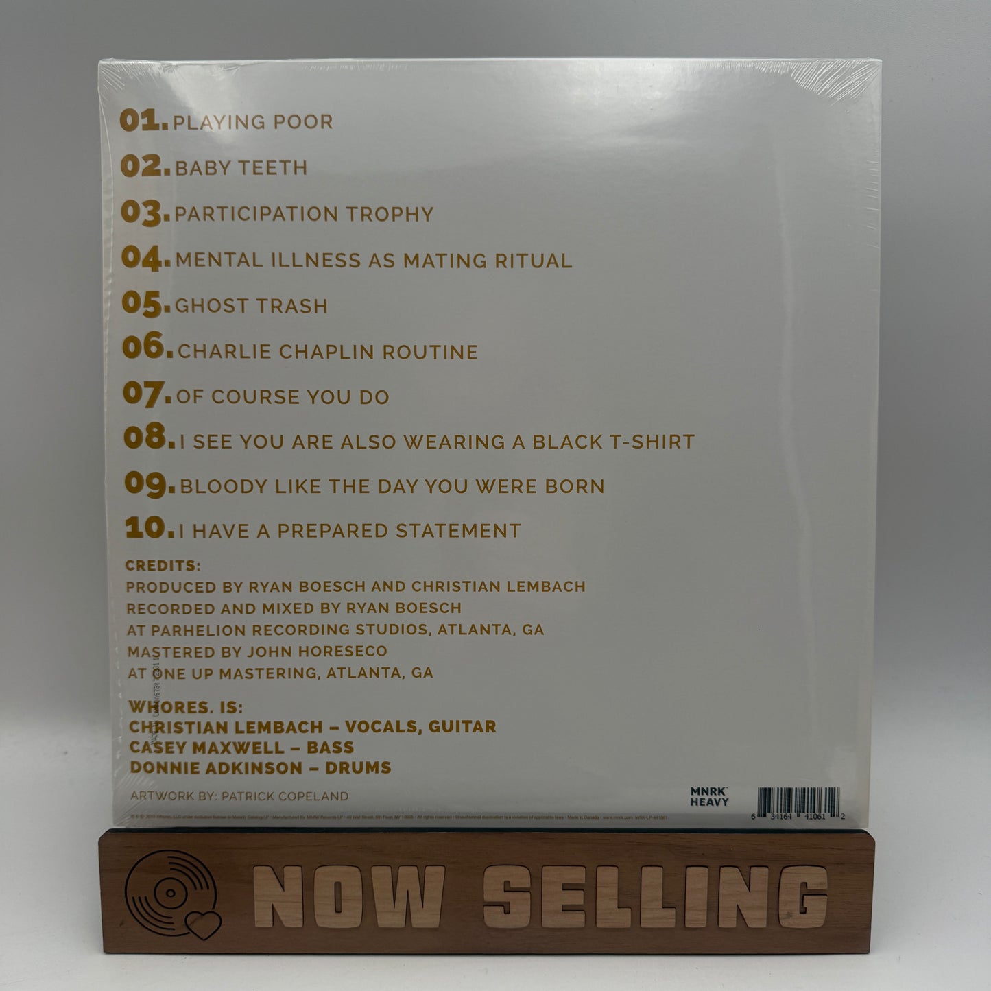 Whores. - Gold. Vinyl LP Reissue White SEALED