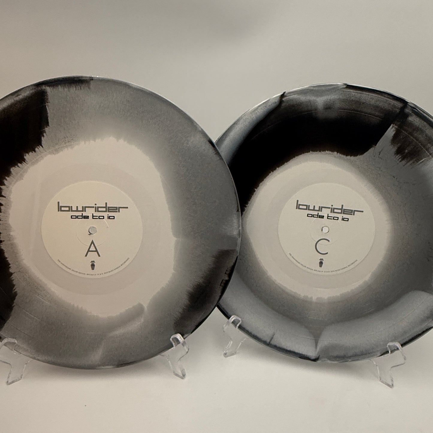 Lowrider - Ode To Io Vinyl LP Silver / Black / White Merge 25th Anniversary Deluxe Edition