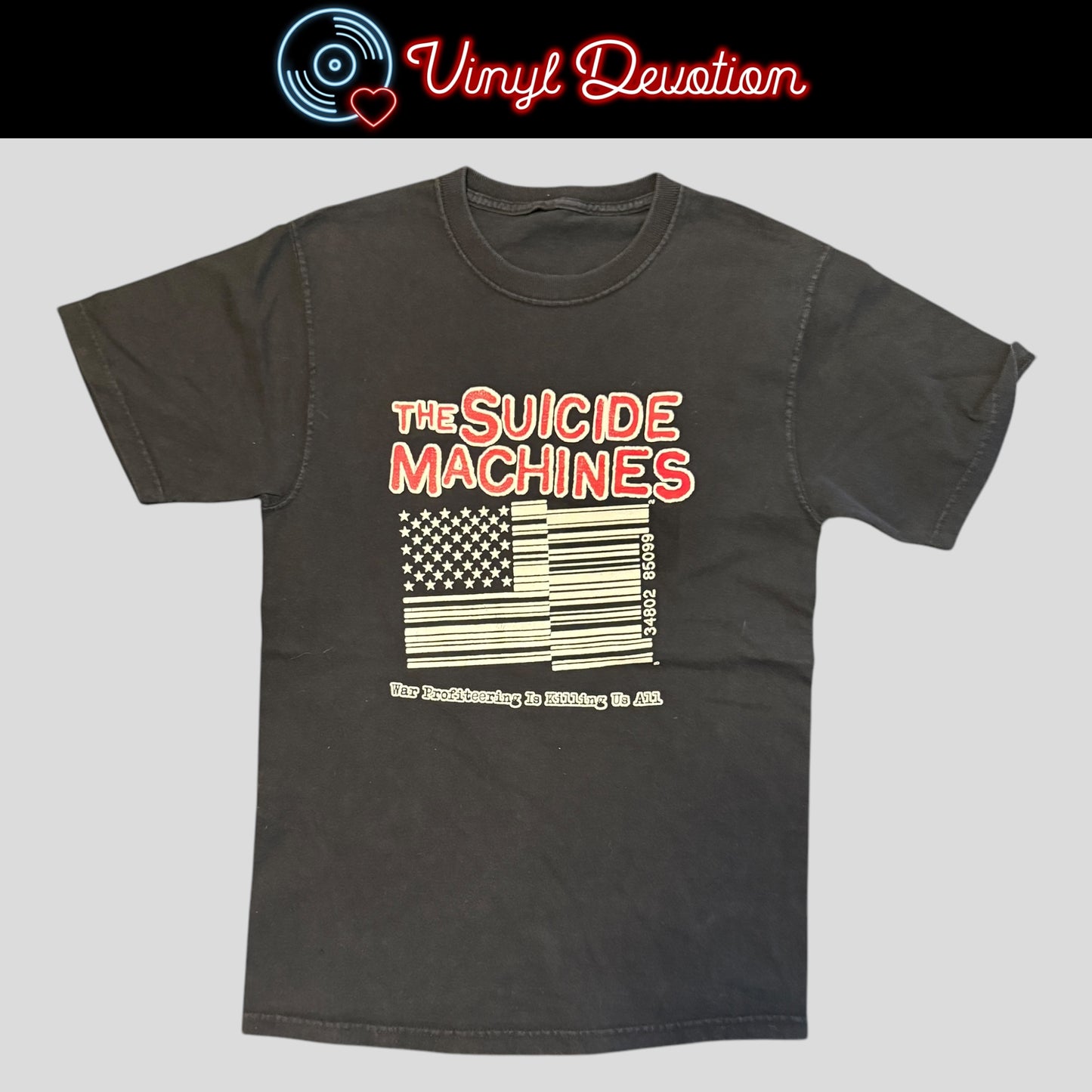 The Suicide Machines Band War Profiteering Is Killing Us All Vintage T-Shirt Size S
