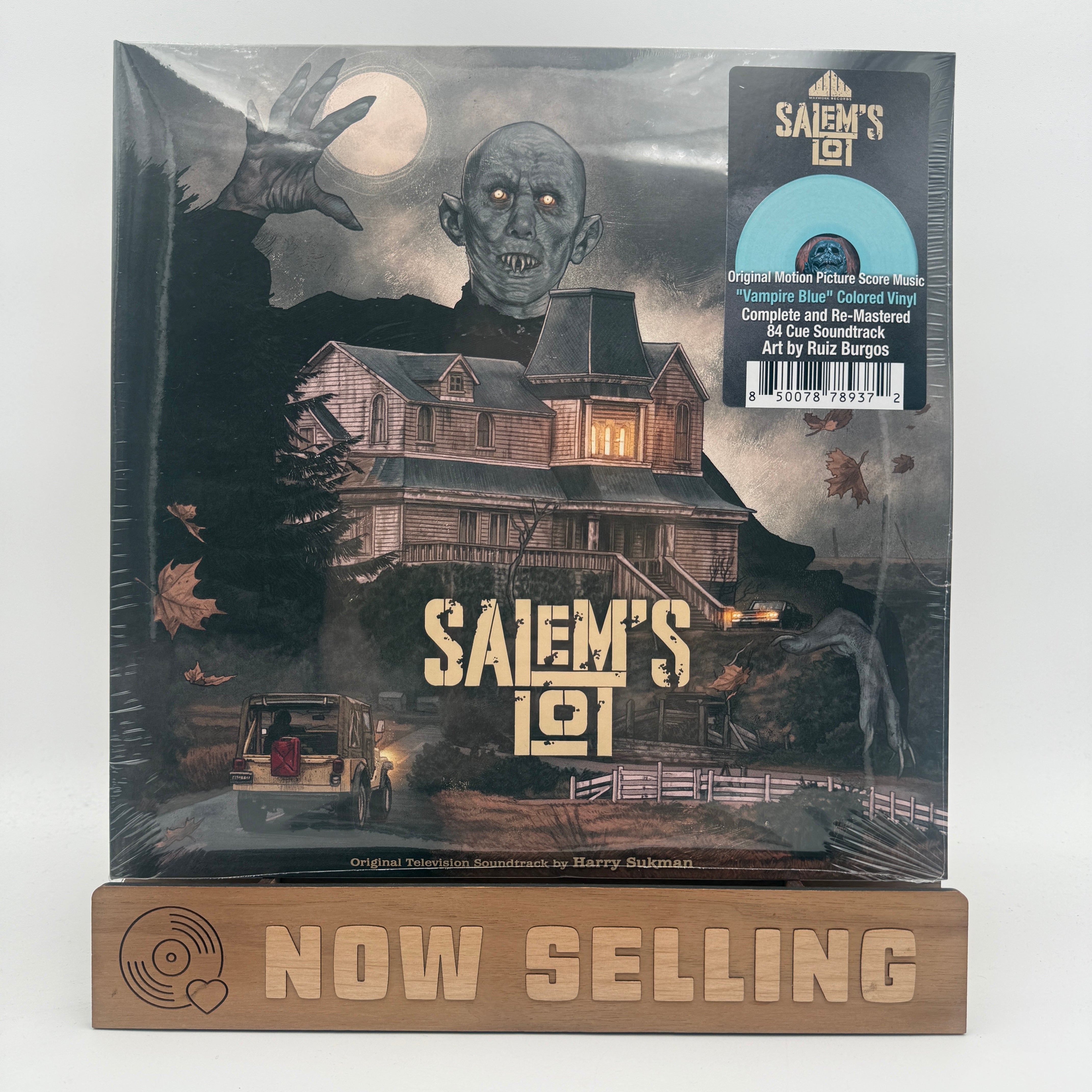 Salem's Lot Soundtrack Vinyl LP Reissue Vampire Blue SEALED Harry