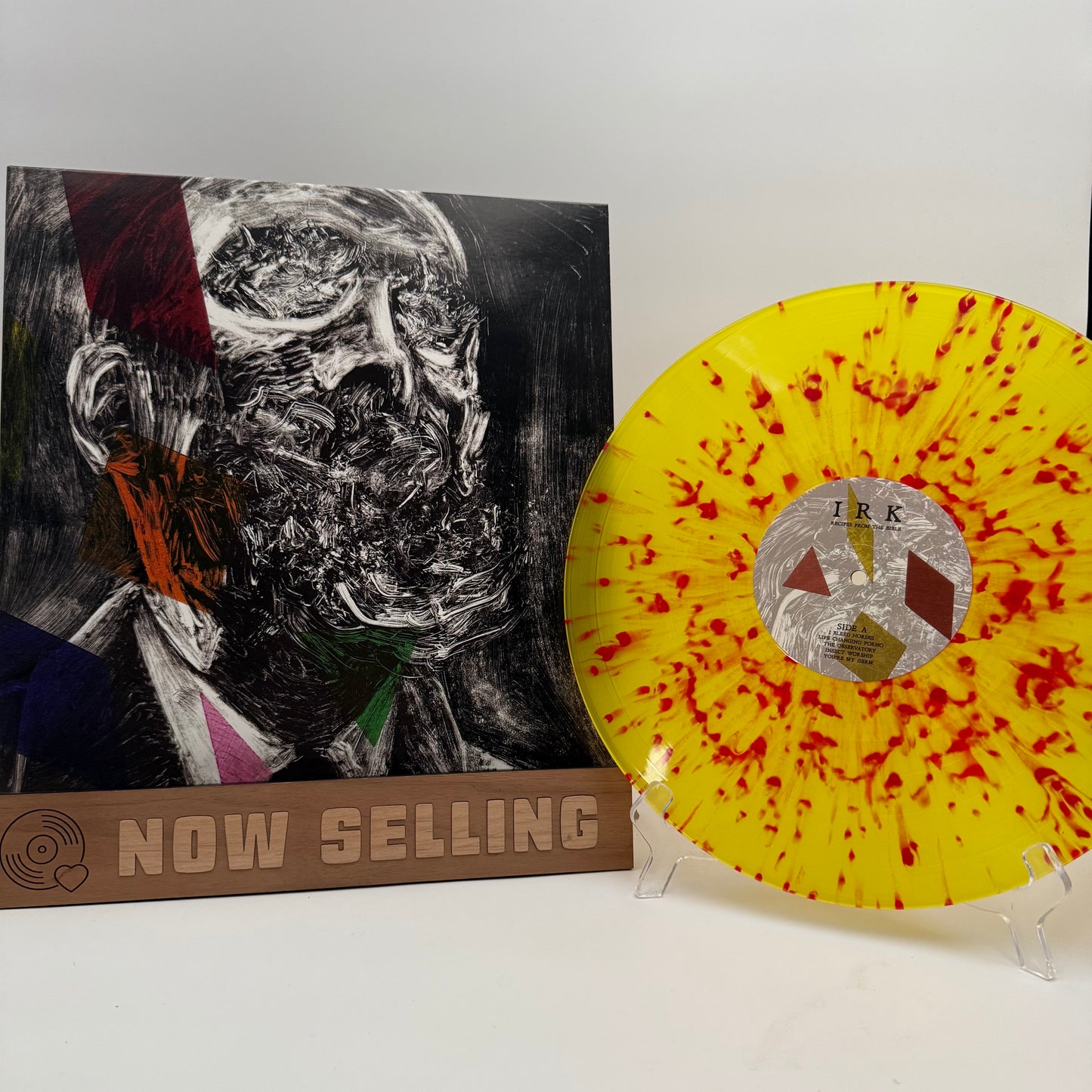 Irk - Recipes From The Bible Vinyl LP Yellow w/ Red Splatter
