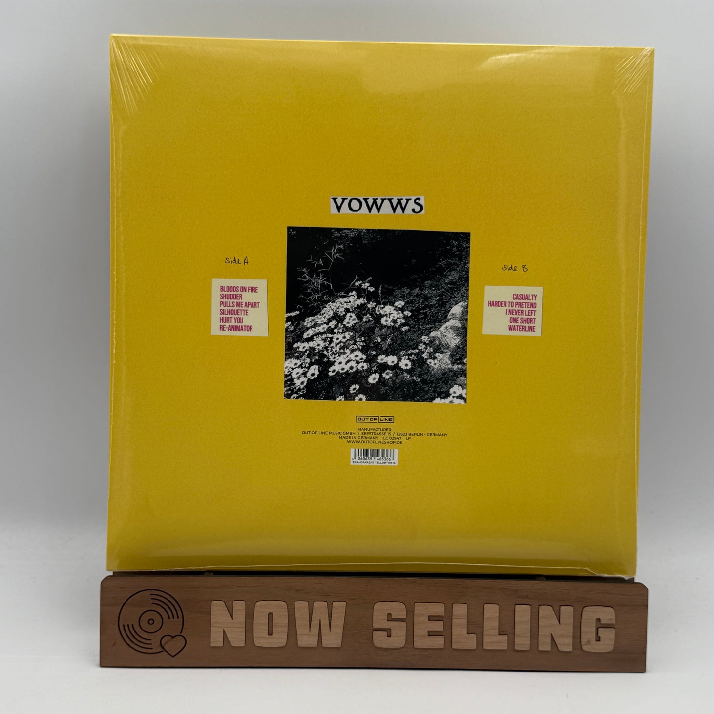 VOWWS - I'll Fill Your House With An Army Vinyl LP Transparent Yellow SEALED