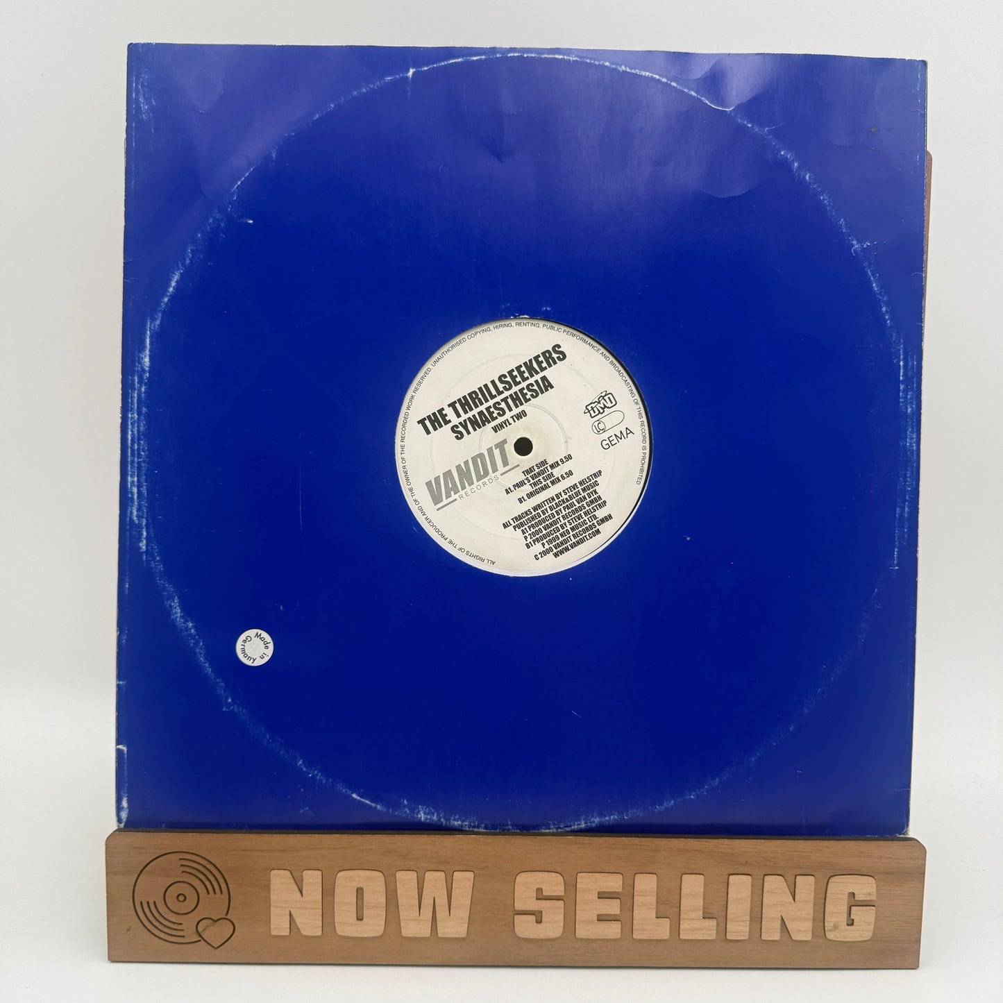 The Thrillseekers – Synaesthesia (Vinyl One) Trance Electronic Vinyl 12"