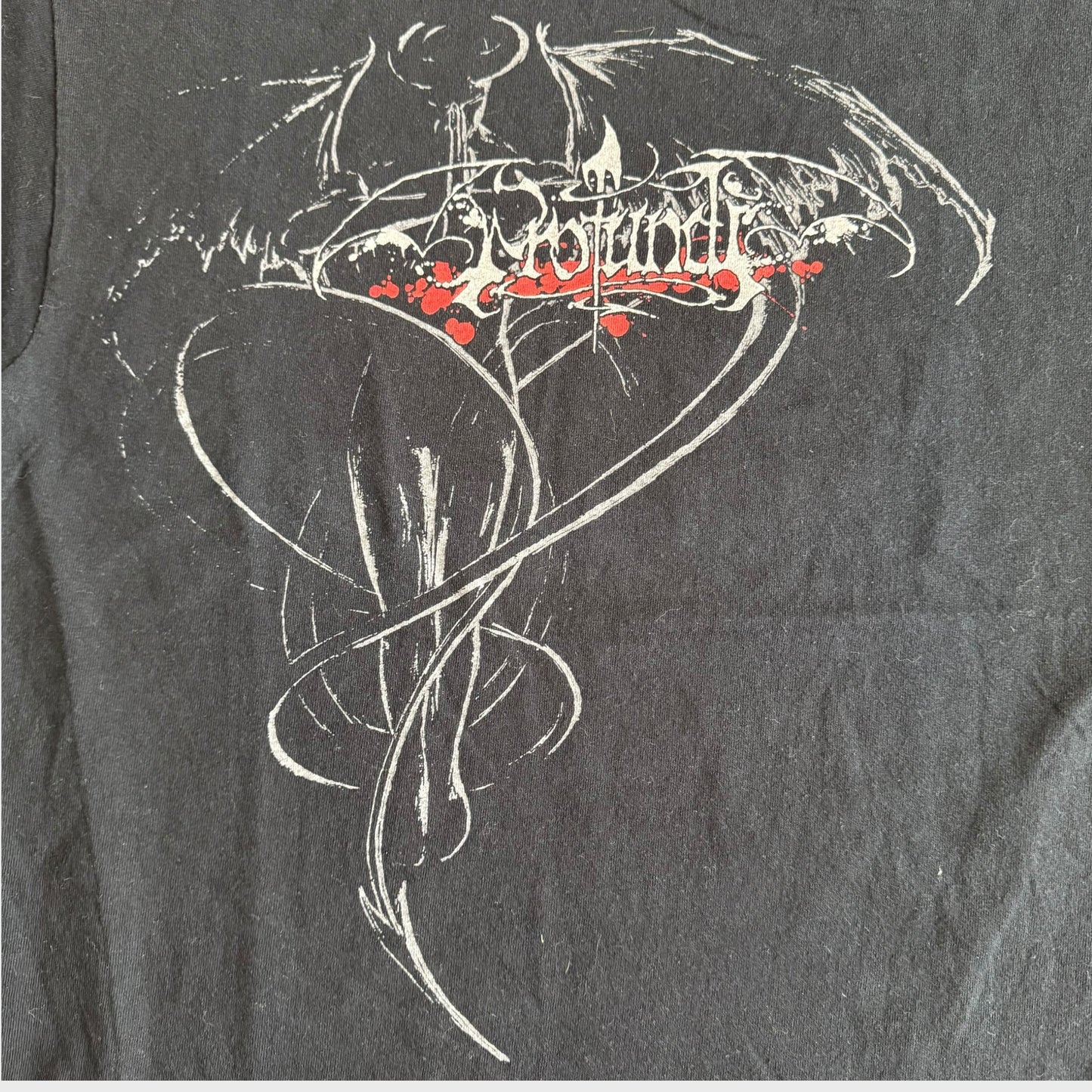 Profundi Black Metal Band The Omega Rising Vintage T-Shirt Size M