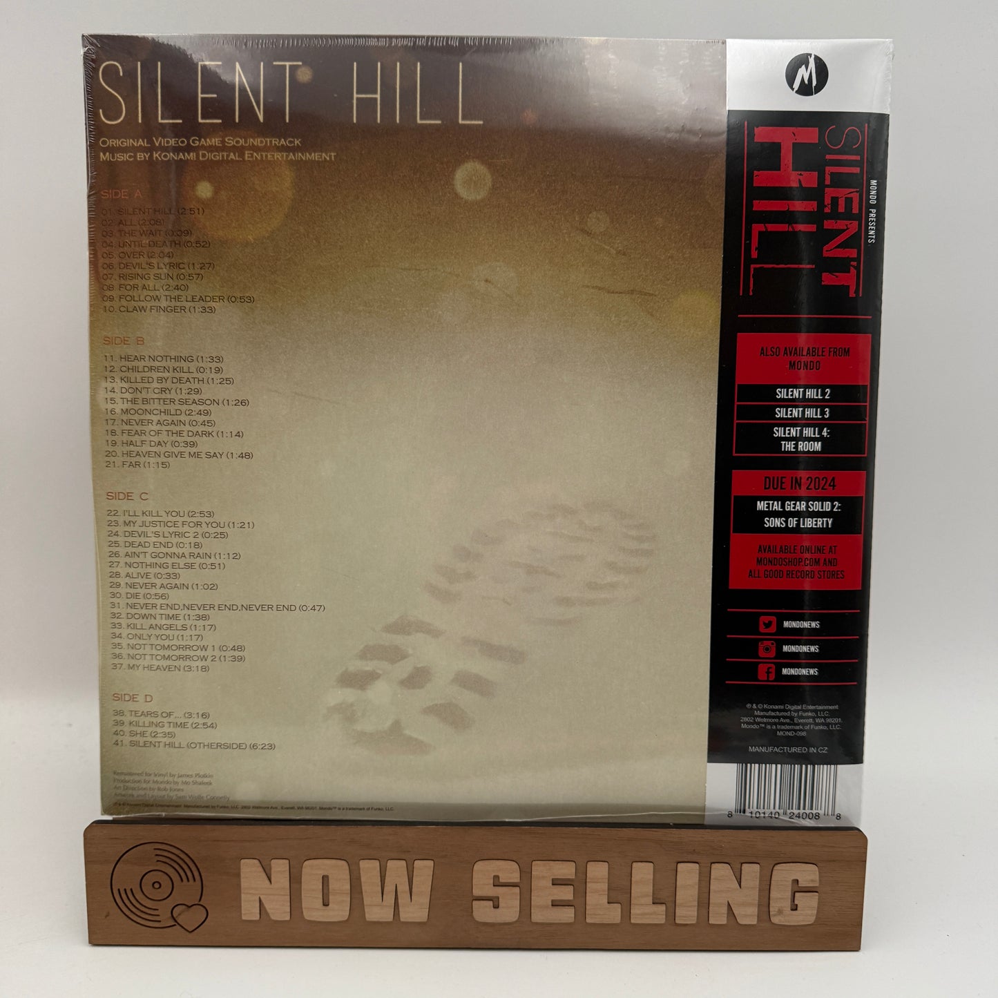 Silent Hill Soundtrack Vinyl LP Clear & Red Marble Black Smoke SEALED Mondo Konami