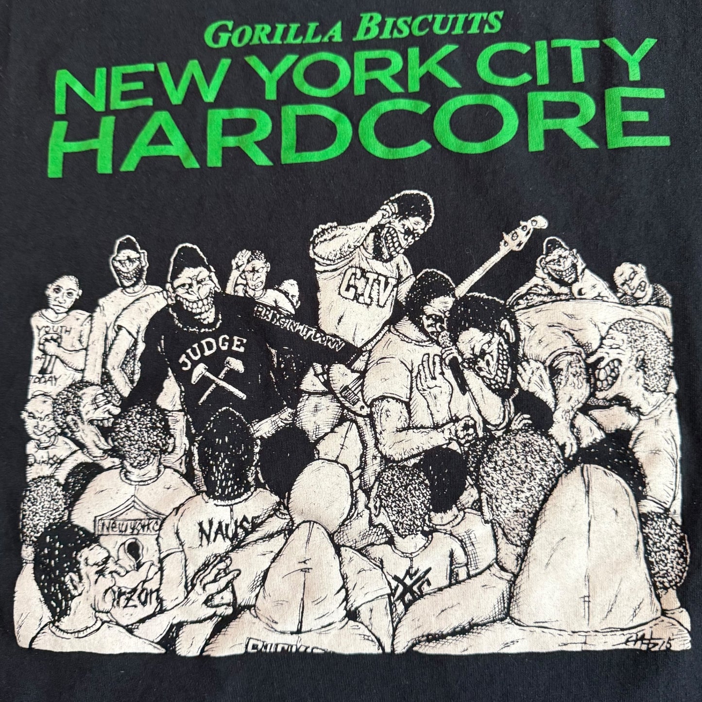 Gorilla Biscuits Band New York City Hardcore The Way It Is Long Sleeve T-Shirt Size XL