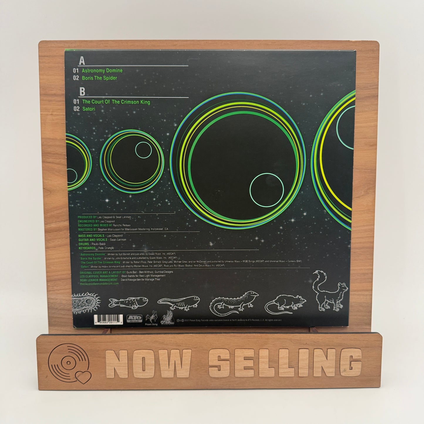 The Claypool Lennon Delirium - Lime And Limpid Green Vinyl 10" Green Splatter