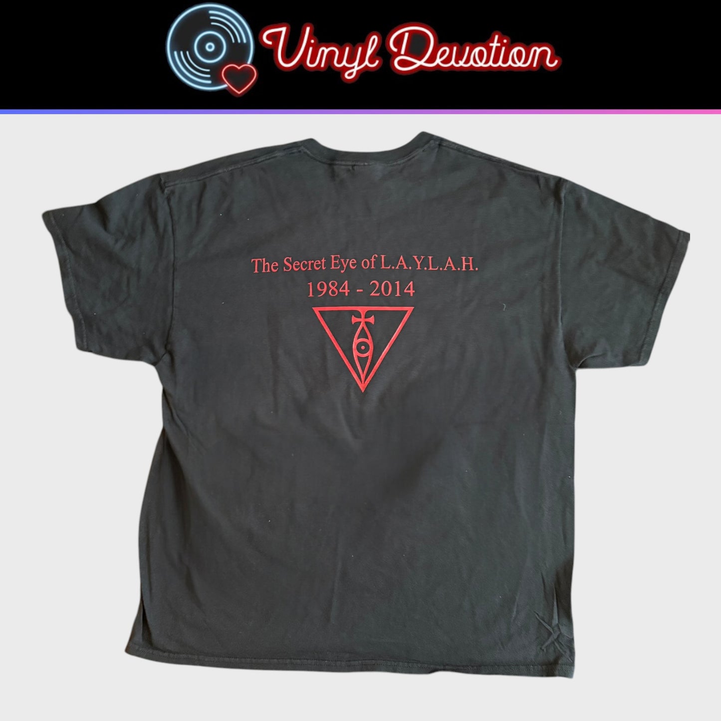 Zero Kama Band The Secret Eye Of L.A.Y.L.A.H. 1984-2014 30th Anniv T-Shirt Size XL
