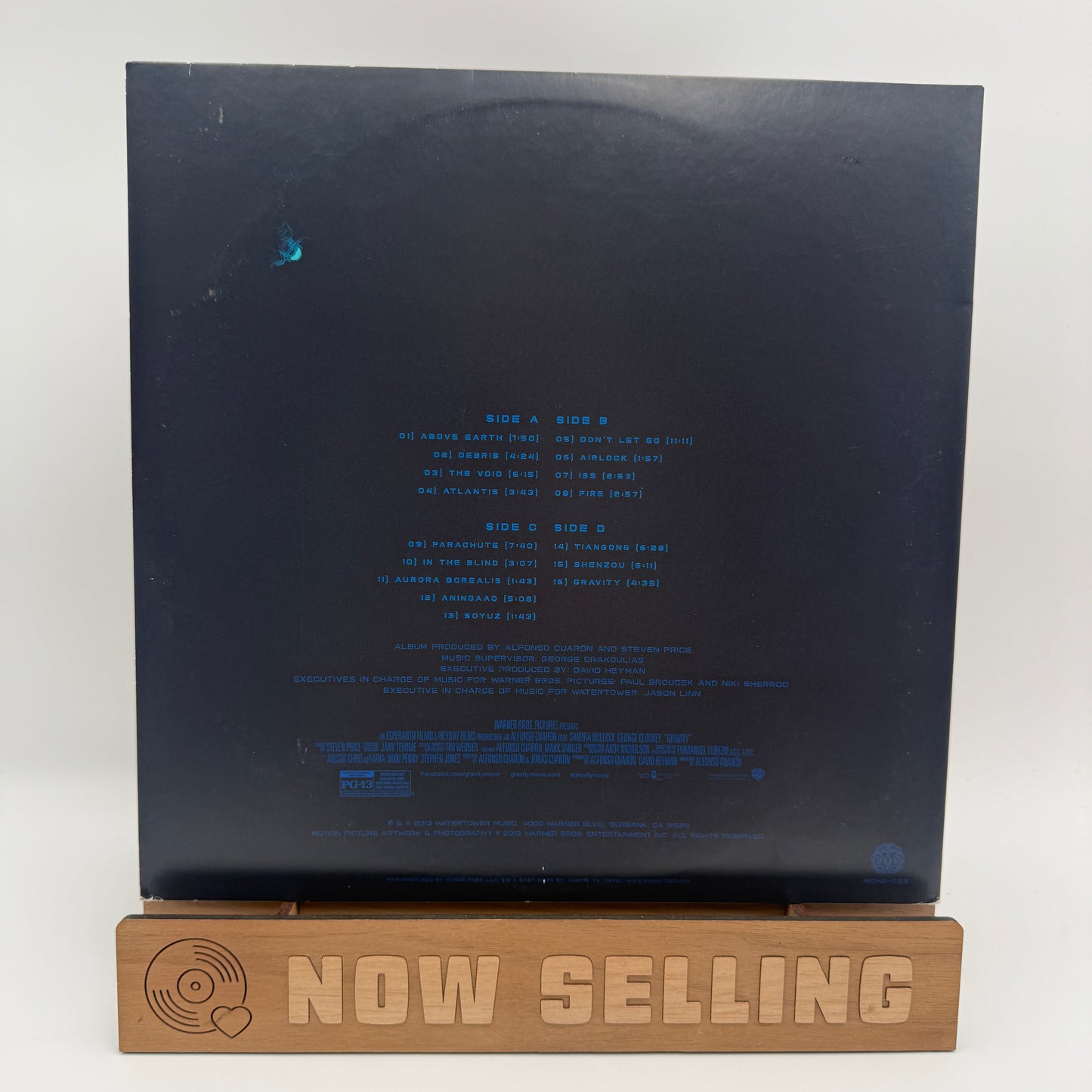Gravity Original Motion Picture Soundtrack Vinyl LP Black Steven Price