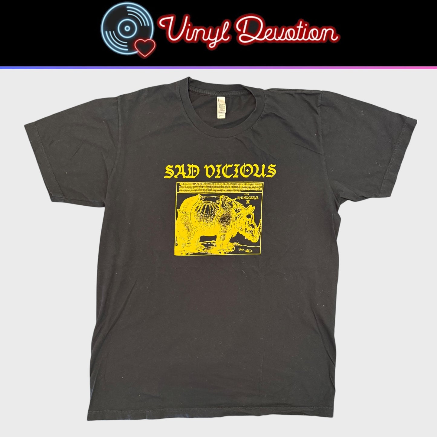 Rhinocervs Band Sad Vicious T-Shirt Size L