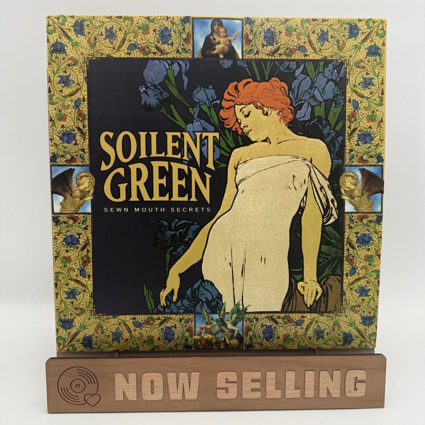 Soilent Green - Sewn Mouth Secrets Vinyl LP w/ 7" Cream Yellow Original 1st Press