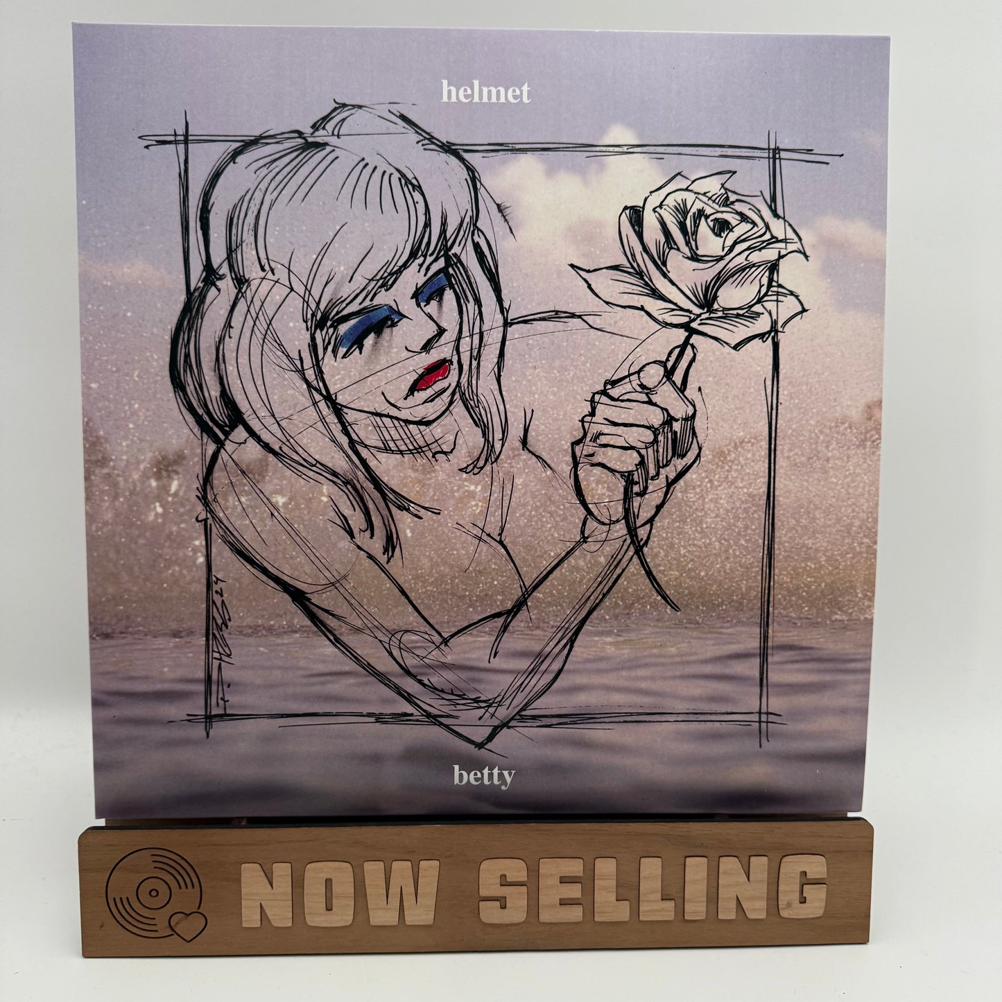 Helmet - Betty Vinyl LP Gray 30th Anniversary Numbered IVC + Signed Print