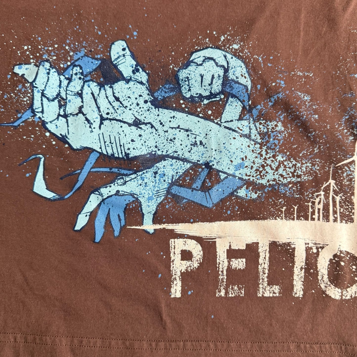 Pelican Band City Of Echos Blue Hands T-Shirt Size L