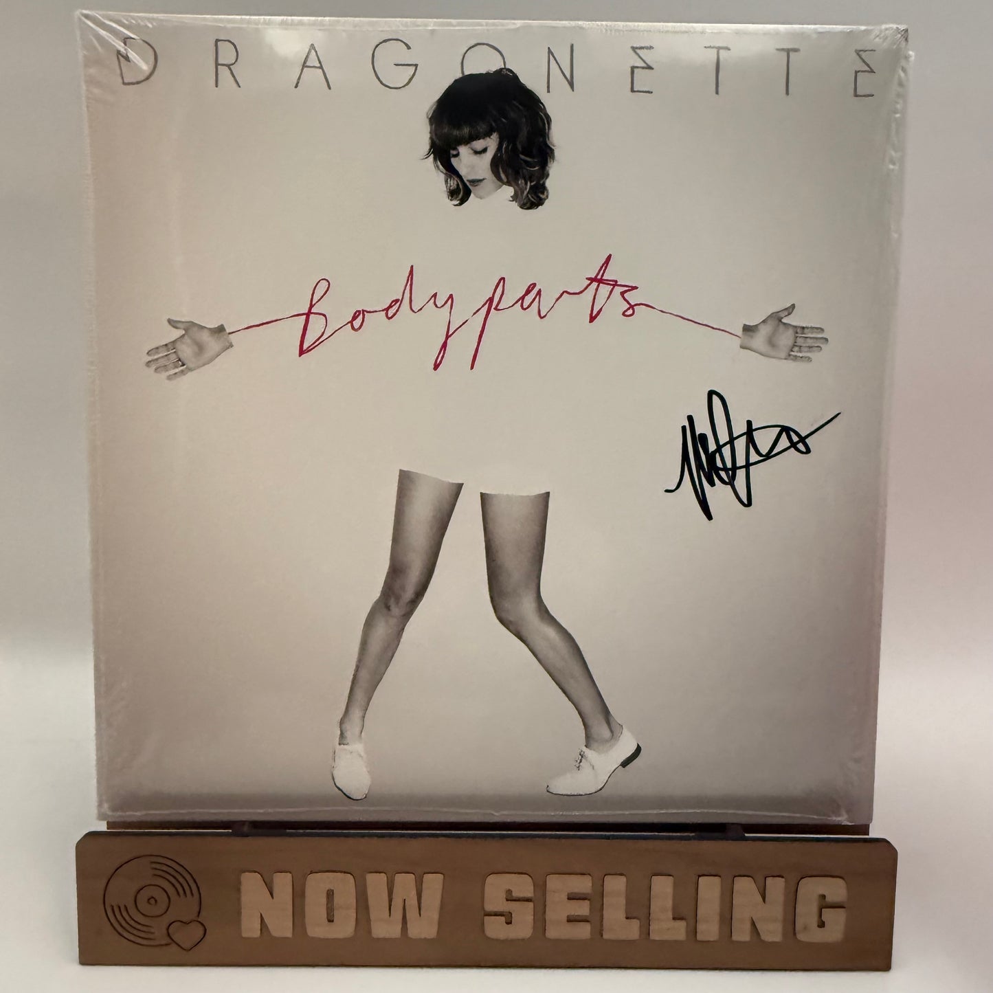 Dragonette - Bodyparts Vinyl LP Pink SIGNED