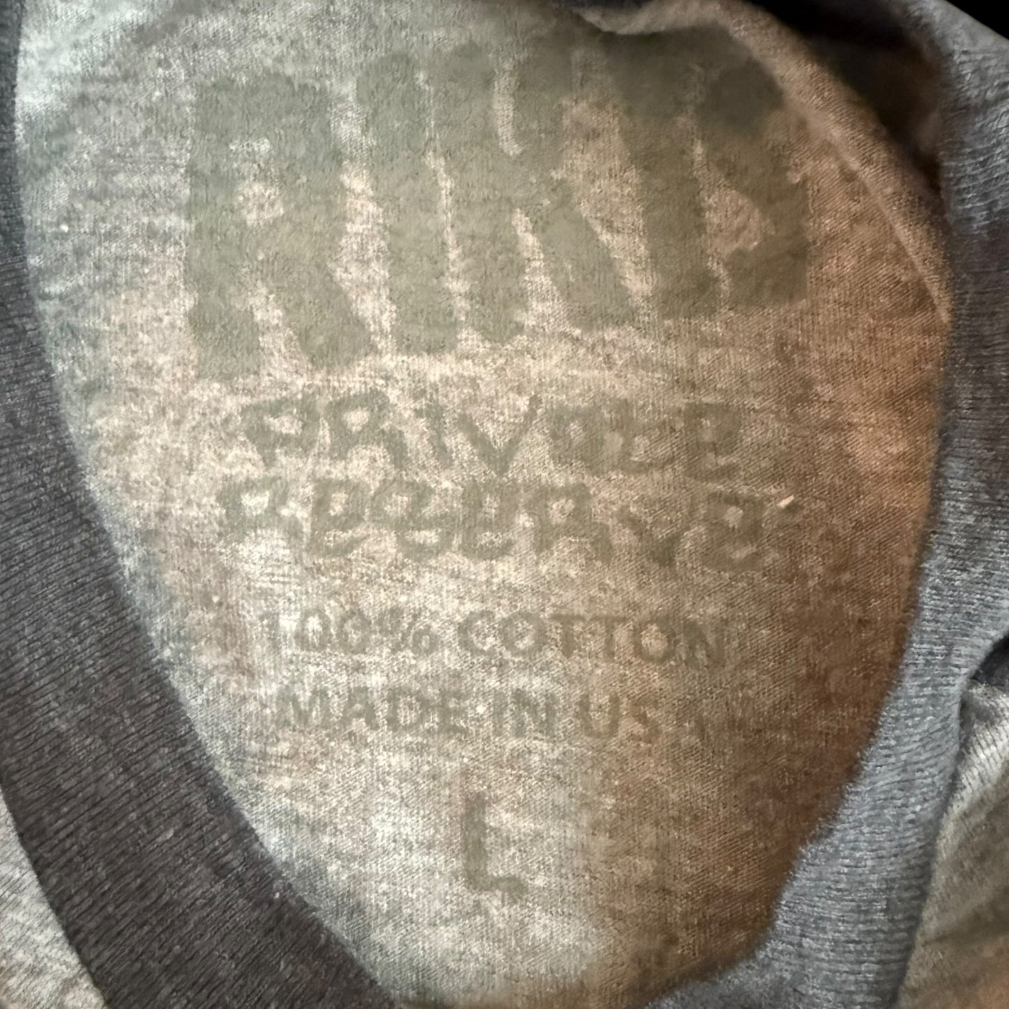Riki Rachtman's World Famous Cathouse Raglan T-Shirt Size L Los Angeles Venue
