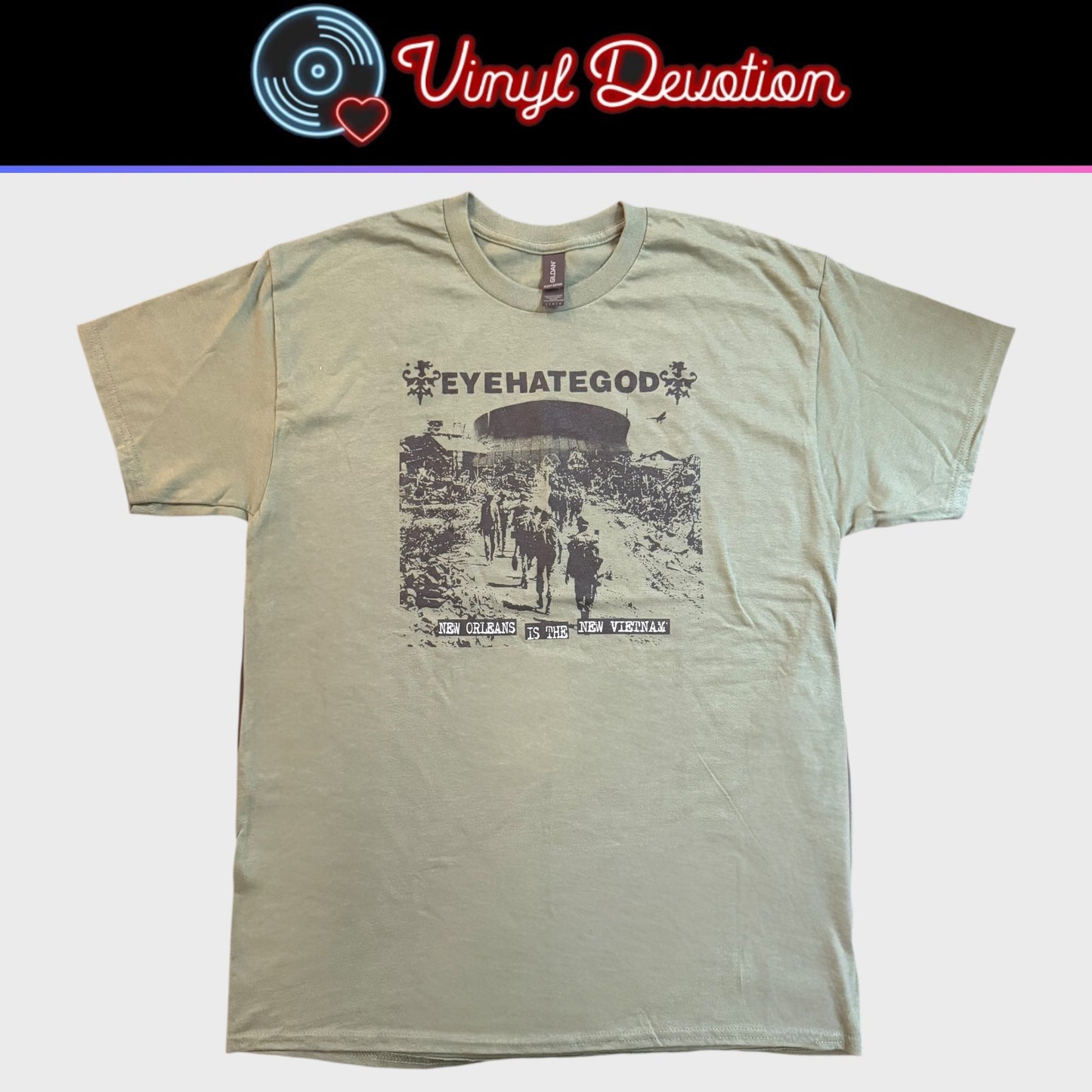 EyeHateGod Band New Orleans Is The New Vietnam Green T-Shirt Size L