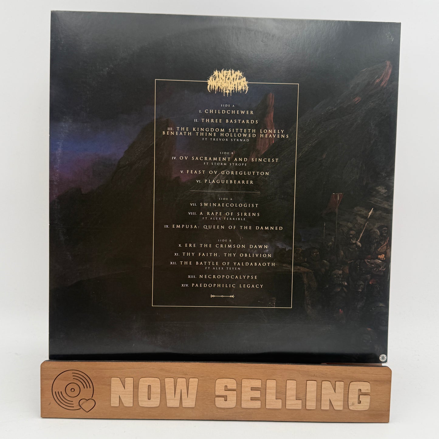 Infant Annihilator - The Battle Of Yaldabaoth Vinyl LP Orange Swirl