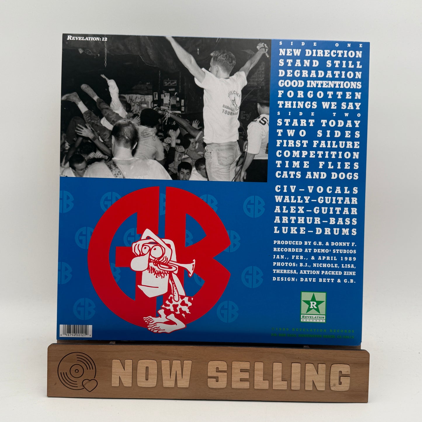 Gorilla Biscuits - Start Today Vinyl LP Reissue Green Marble