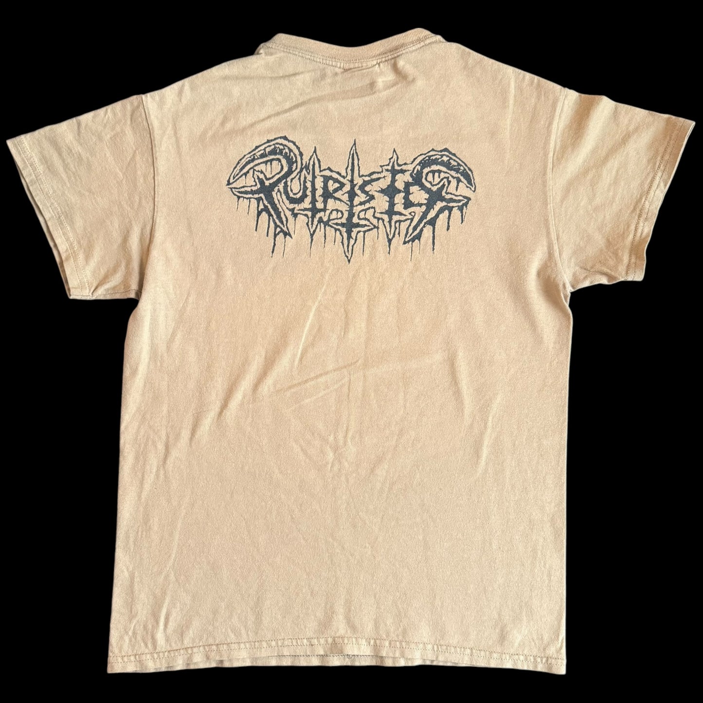 Putrisect Band Chaos Awaits Tan T-Shirt Size S