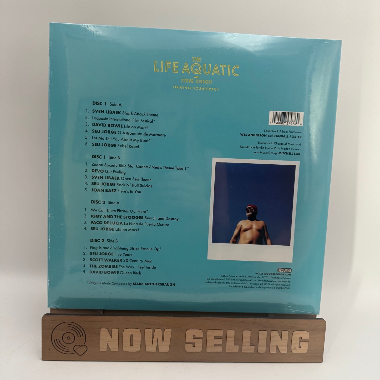 The Life Aquatic With Steve Zissou Soundtrack Vinyl LP Canary Yellow Reissue SEALED