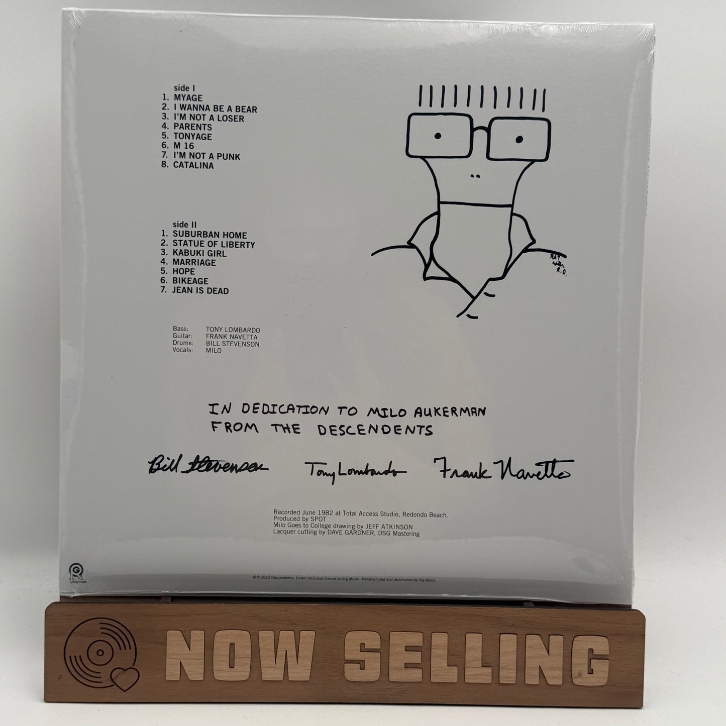 Descendents - Milo Goes To College Vinyl LP ORG Reissue Remastered SEALED
