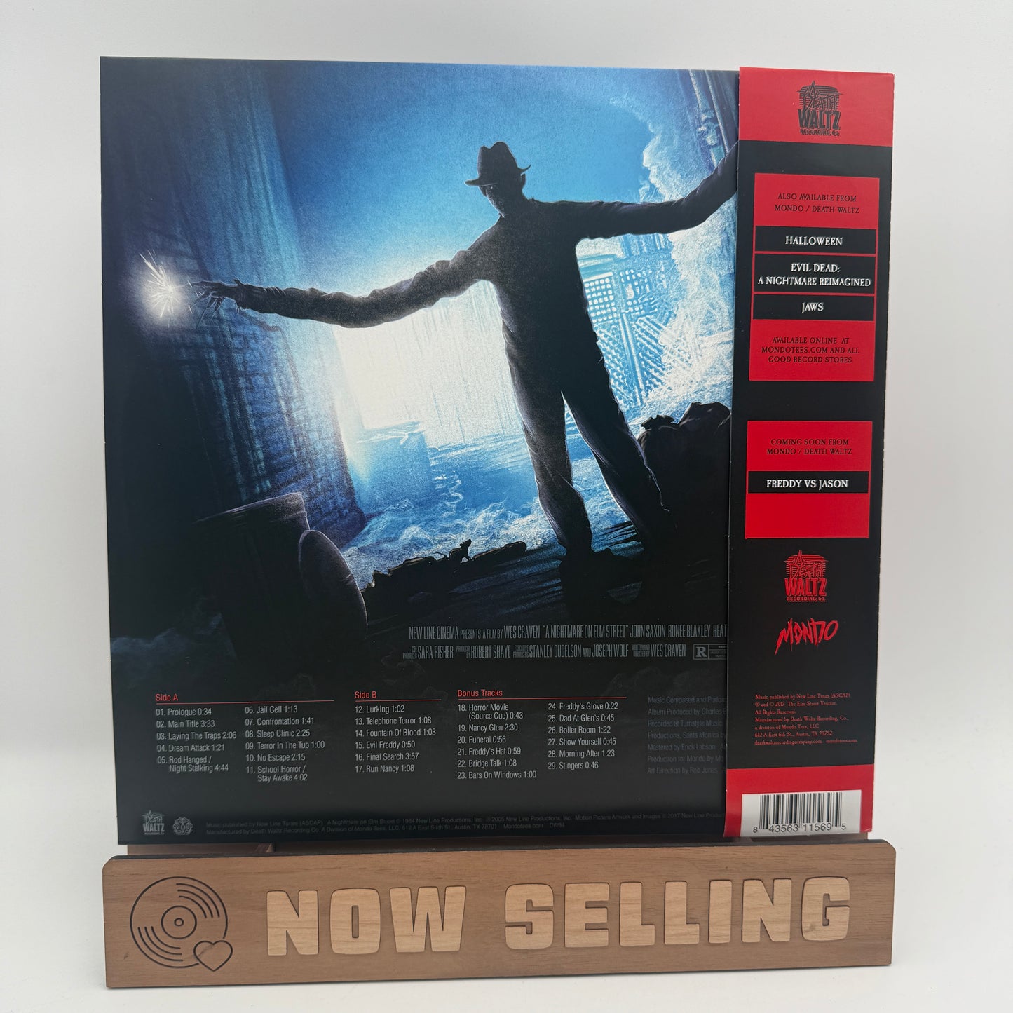 A Nightmare On Elm Street Soundtrack Vinyl LP Freddy's Sweater Red Green Stripe Mondo