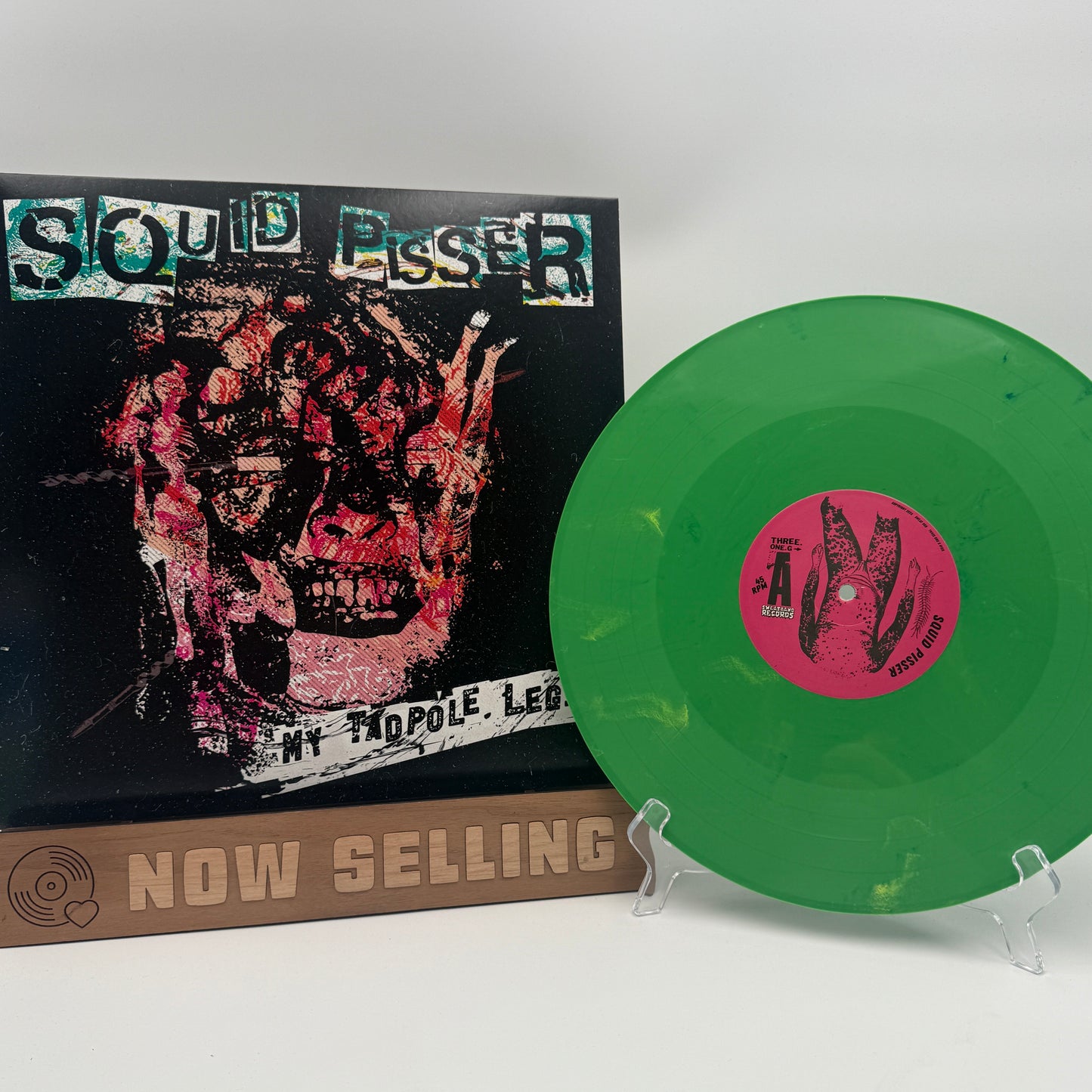 Squid Pisser - My Tadpole Legion Vinyl LP Slime Green Starcrawler Gwar Deaf Club