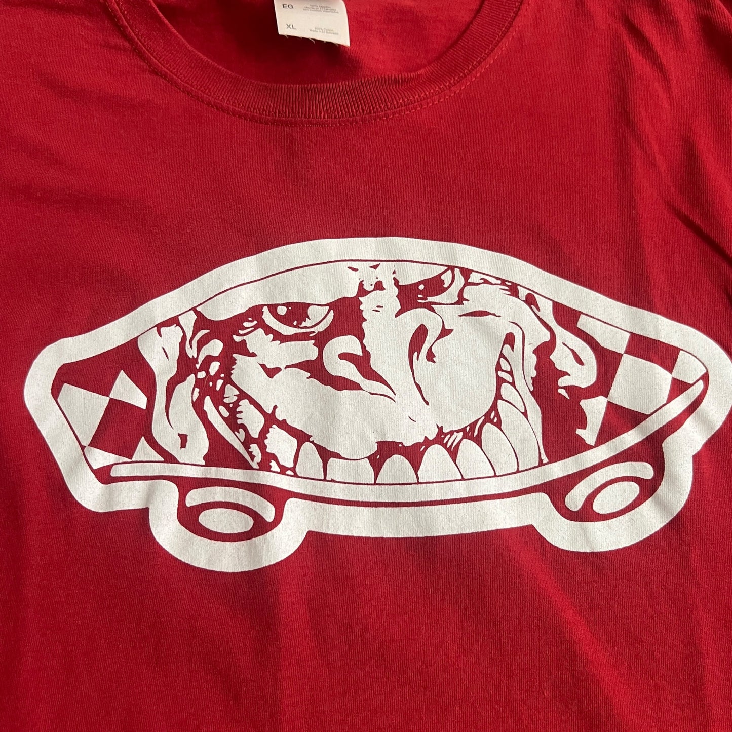 Gorilla Biscuits Band Vans Mashup Long Sleeve Red T-Shirt Size XL