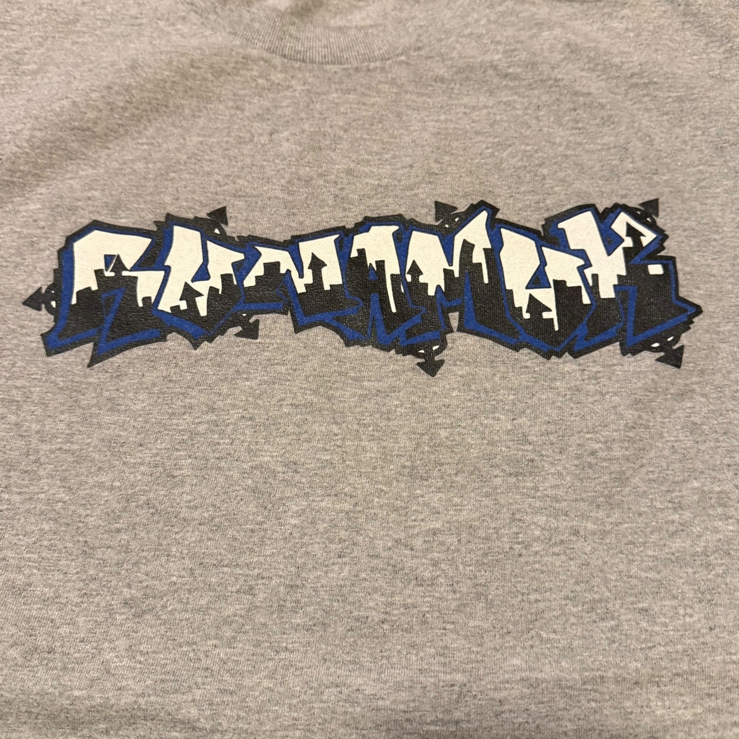 Runamuk Hardcore Band Lack Of Answers Gray T-Shirt Size XL