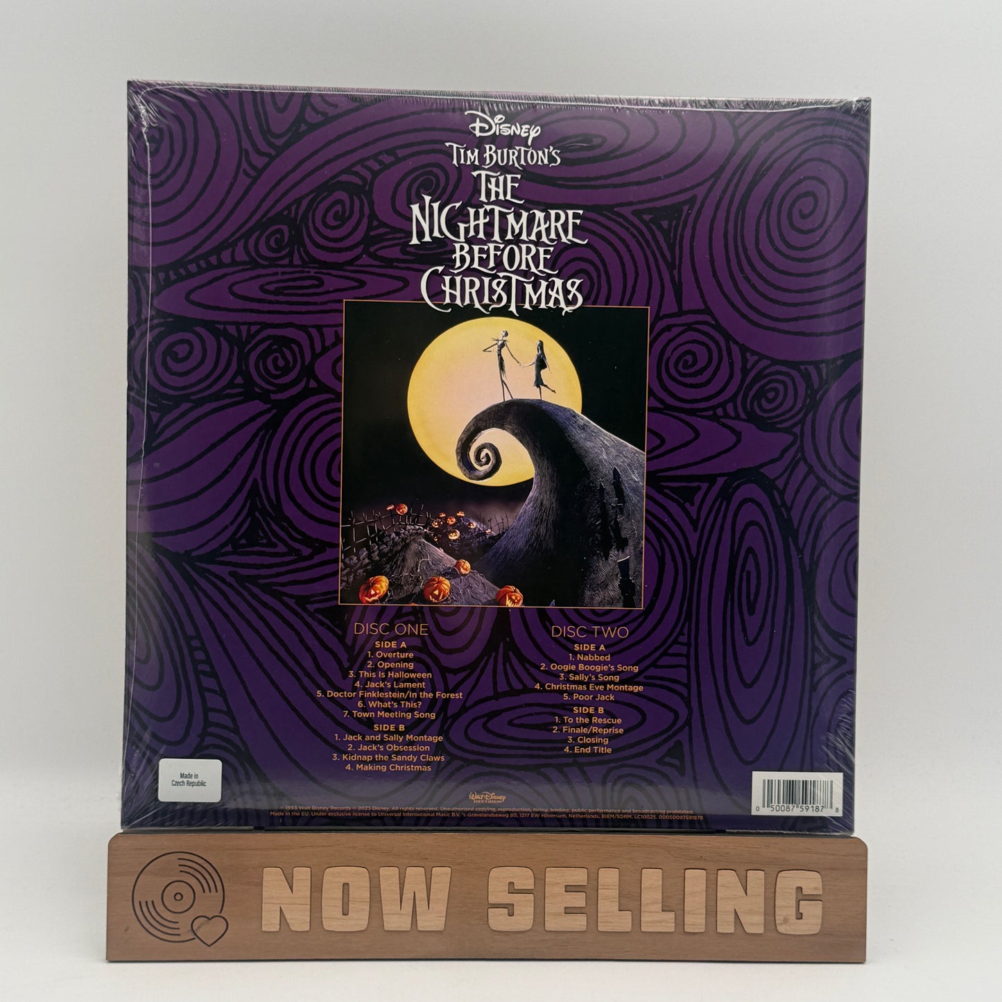 Nightmare Before Christmas Soundtrack Vinyl LP Glow In The Dark SEALED Danny Elfman