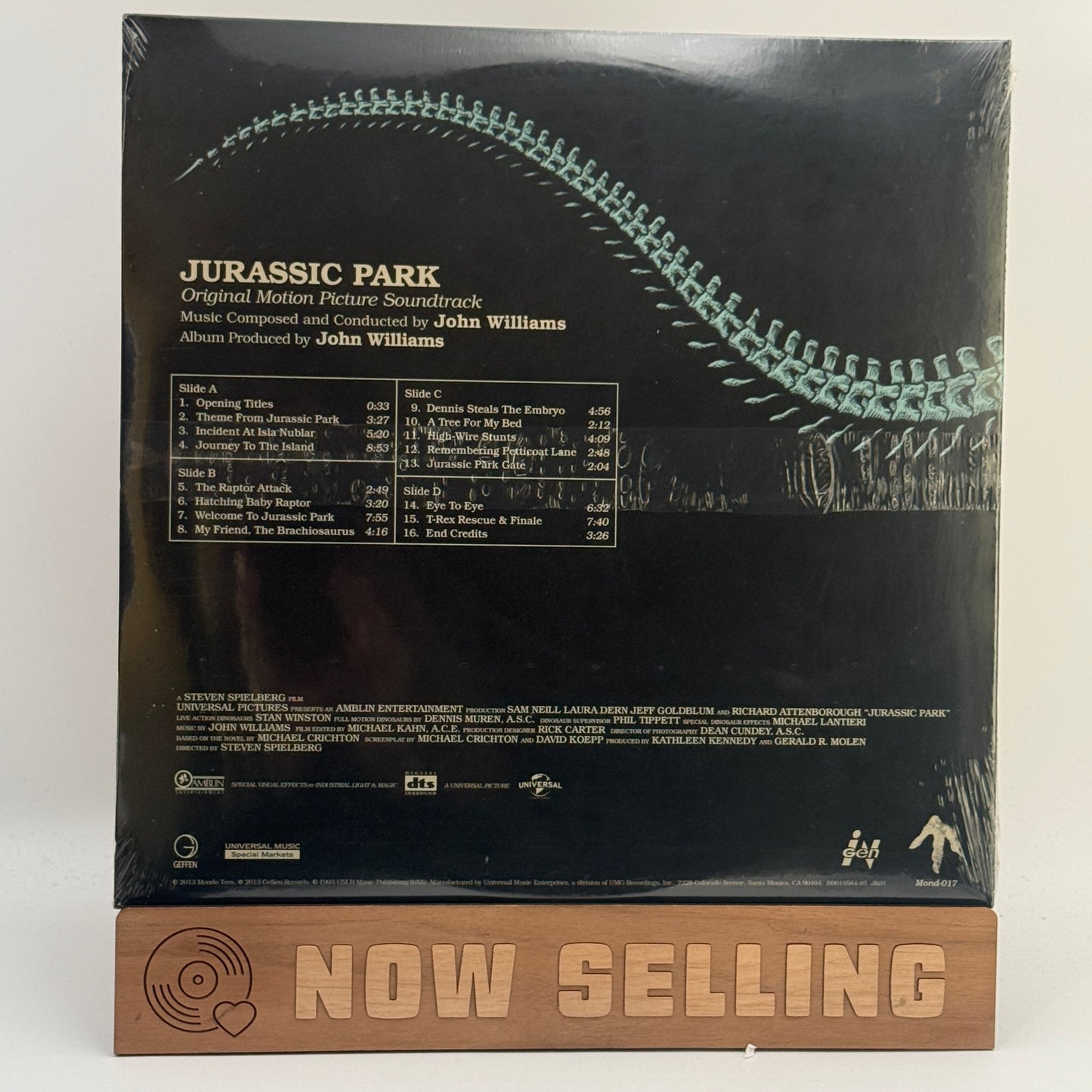 Jurassic Park Soundtrack Vinyl LP Amber Alternative Cover SEALED John Williams Mondo