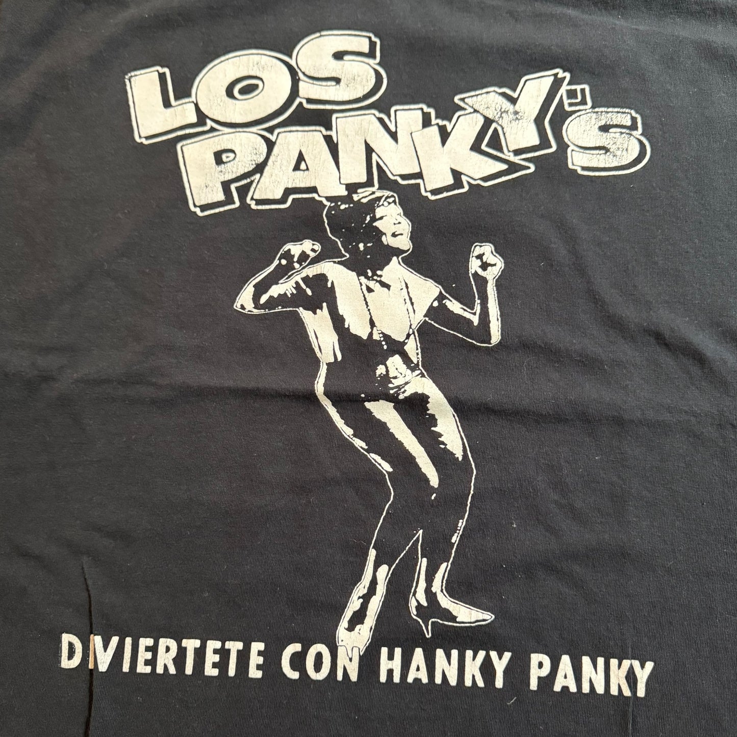 Los Panky's Band Diviertete Con Hanky Panky T-Shirt Size L
