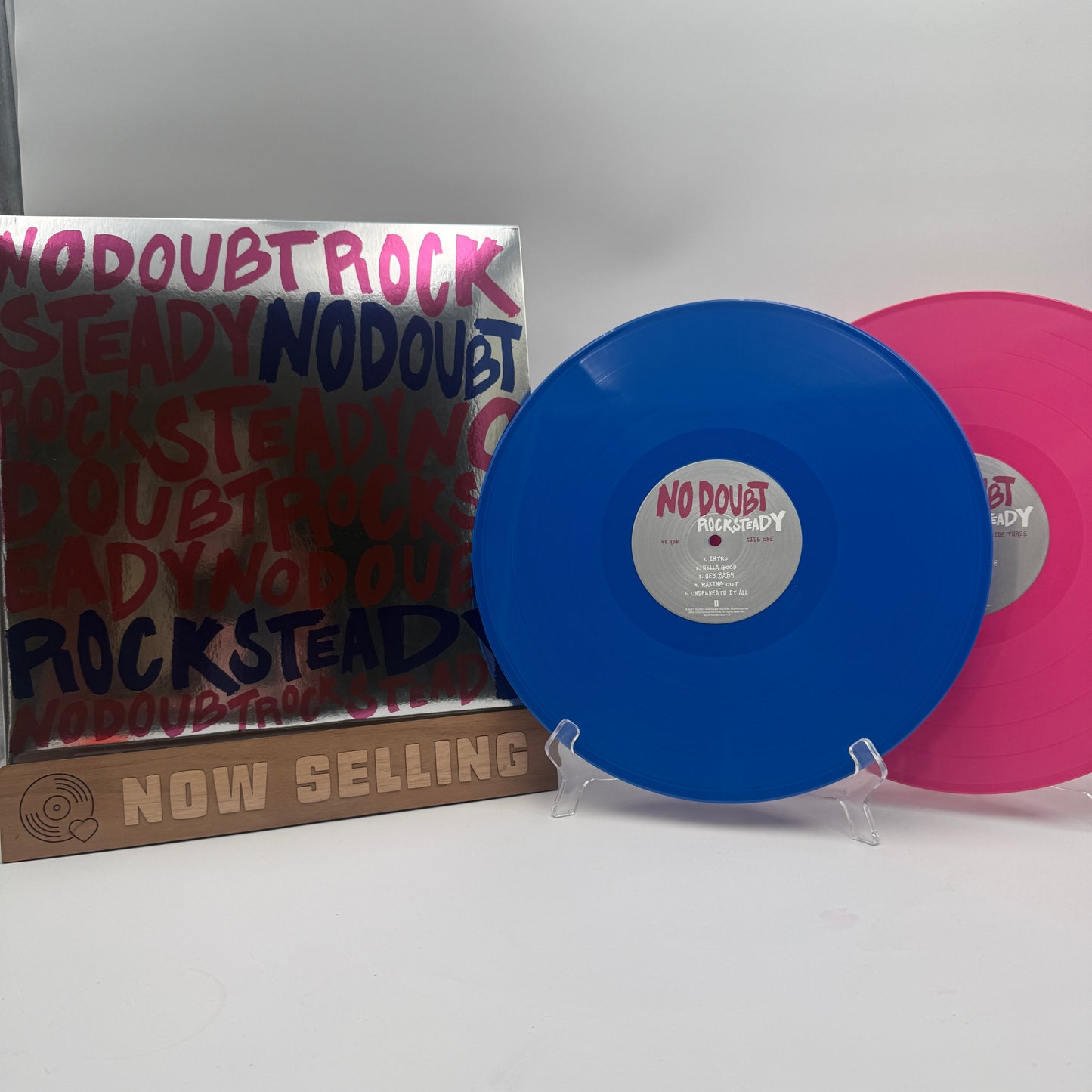 No Doubt - Rock Steady Vinyl LP Blue / Pink Numbered IVC Alt Sleeve