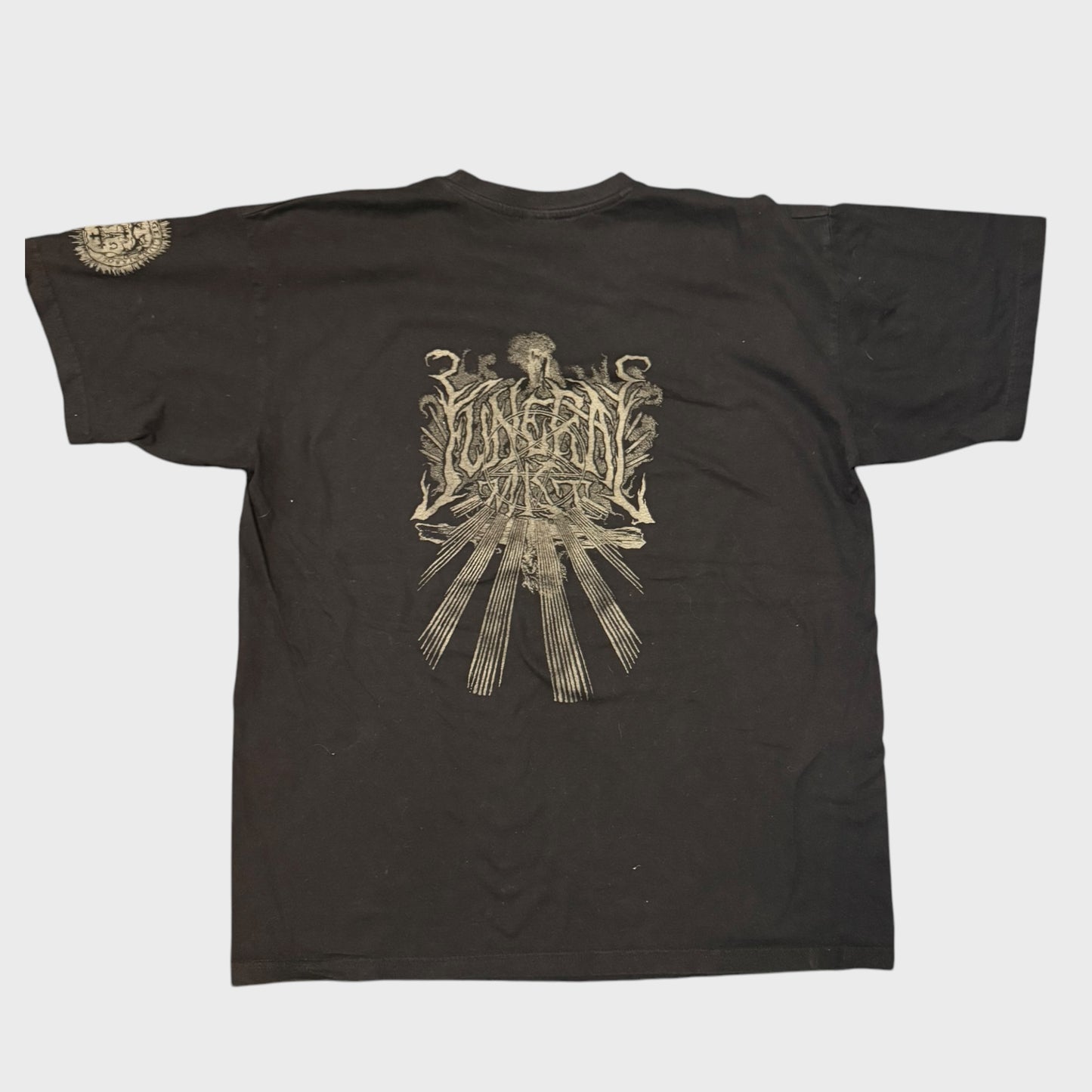 Funeral Mist Band Logo - Norma Evangelium Diaboli T-Shirt Size XL