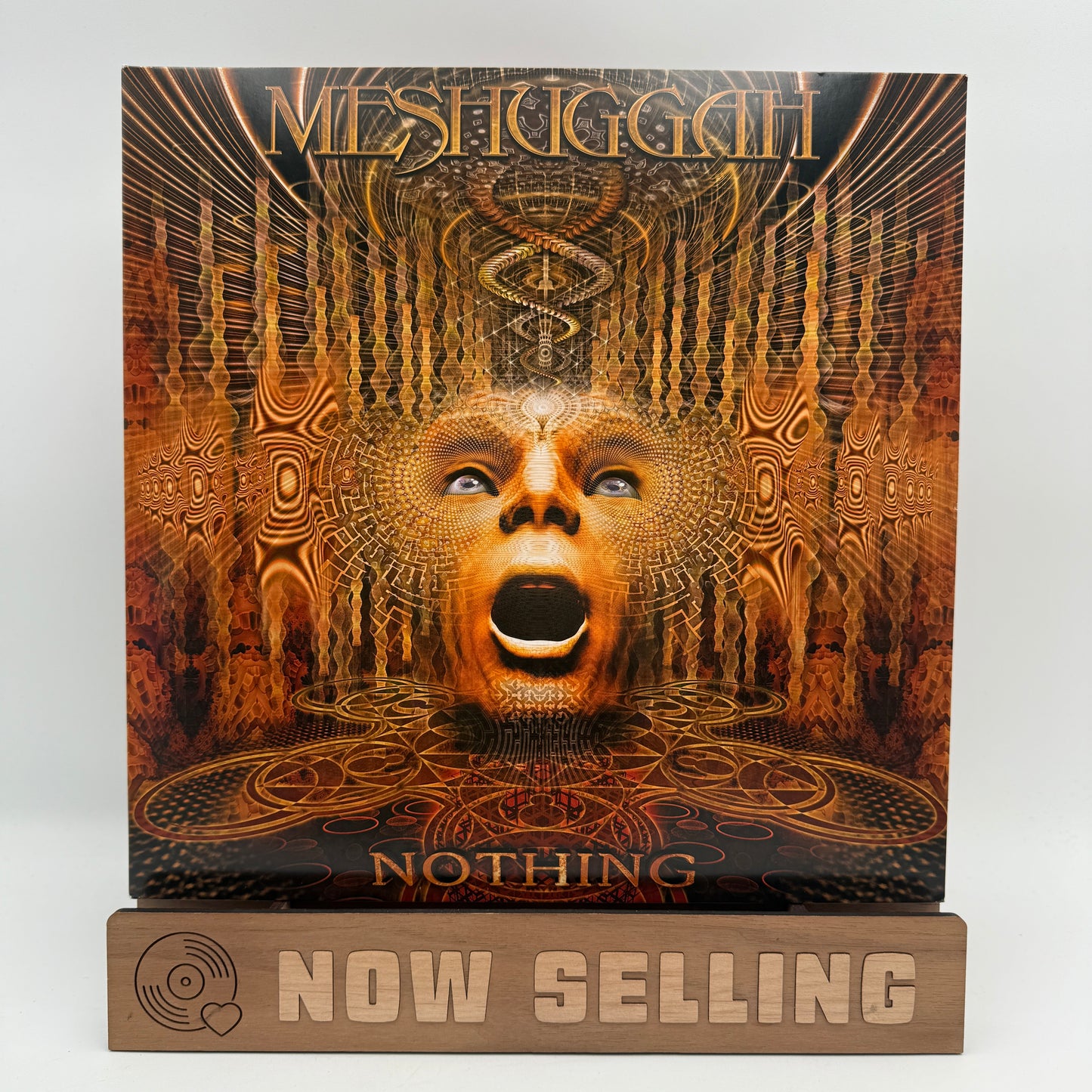 Meshuggah - Nothing Vinyl LP Alt Cover Brown / Orange Swirl 2 C/D RECORDS READ