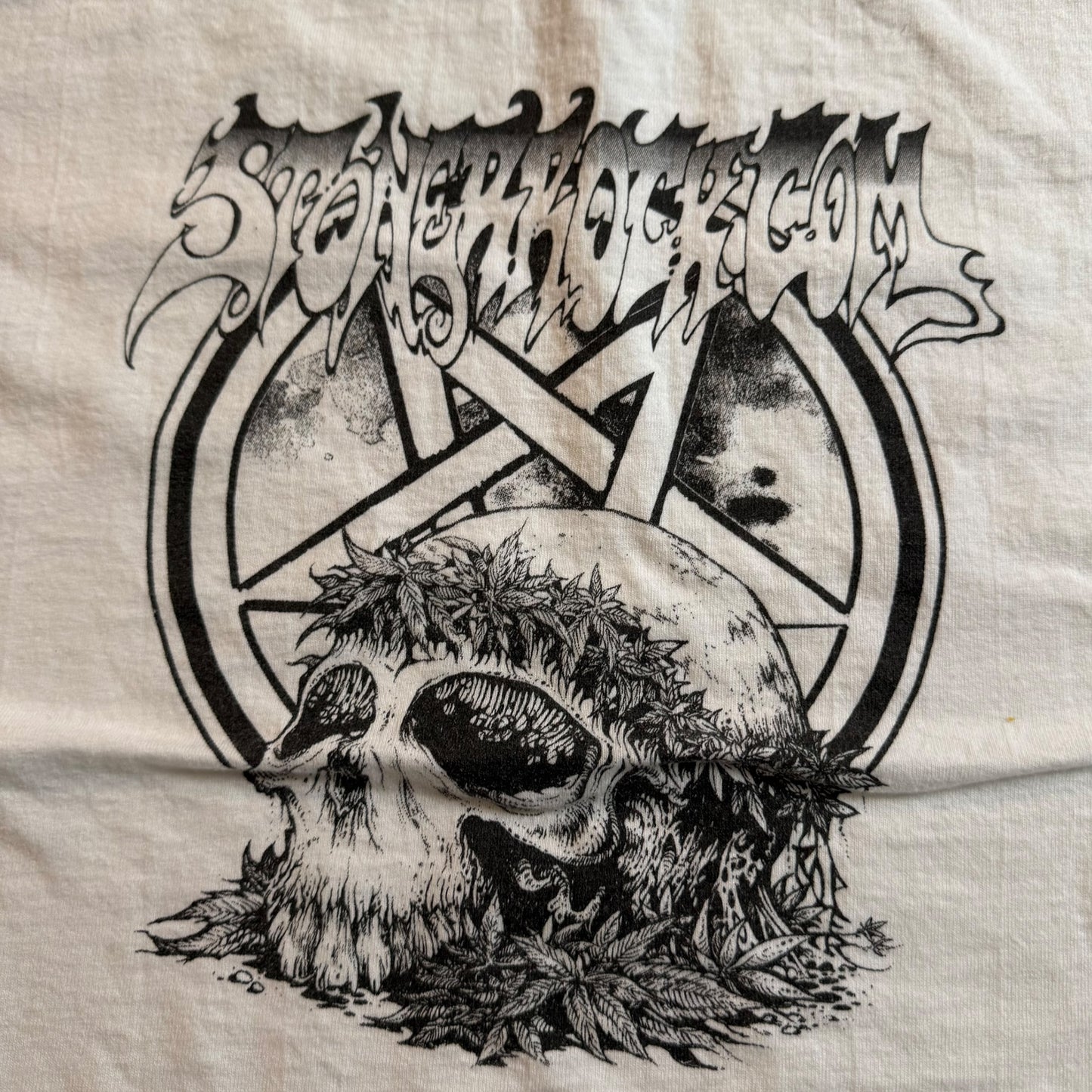 StonerRock.com White T-Shirt Size M All That Is Heavy