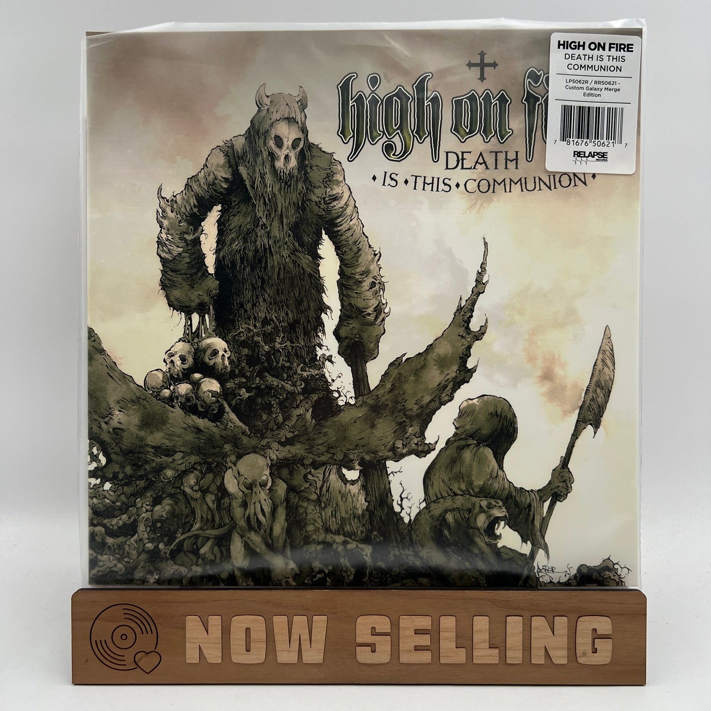 High On Fire - Death Is This Communion Vinyl LP Custom Galaxy Effect