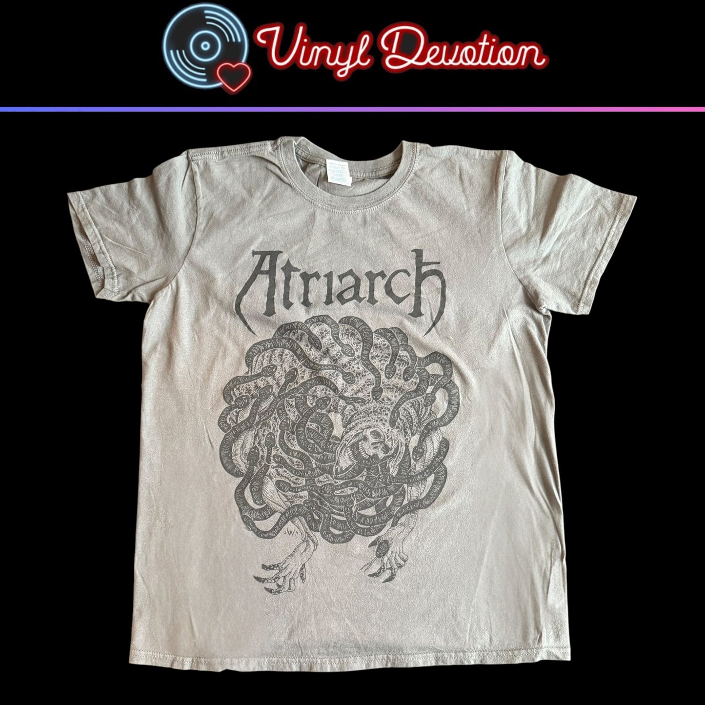 Atriarch Band Snakes Gray T-Shirt Size M PDX Doom