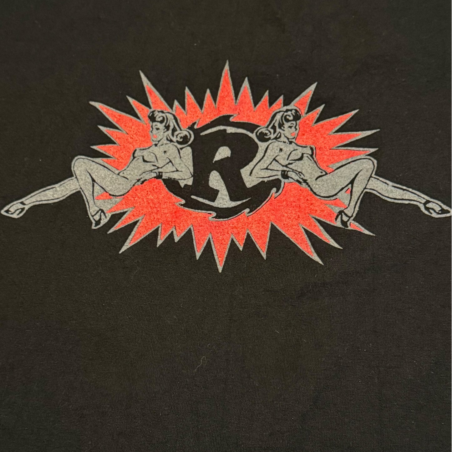 Roadsaw Band Rawk N' Roll Vintage T-Shirt Size M No Tag Slapshot Nebula Scissorfight