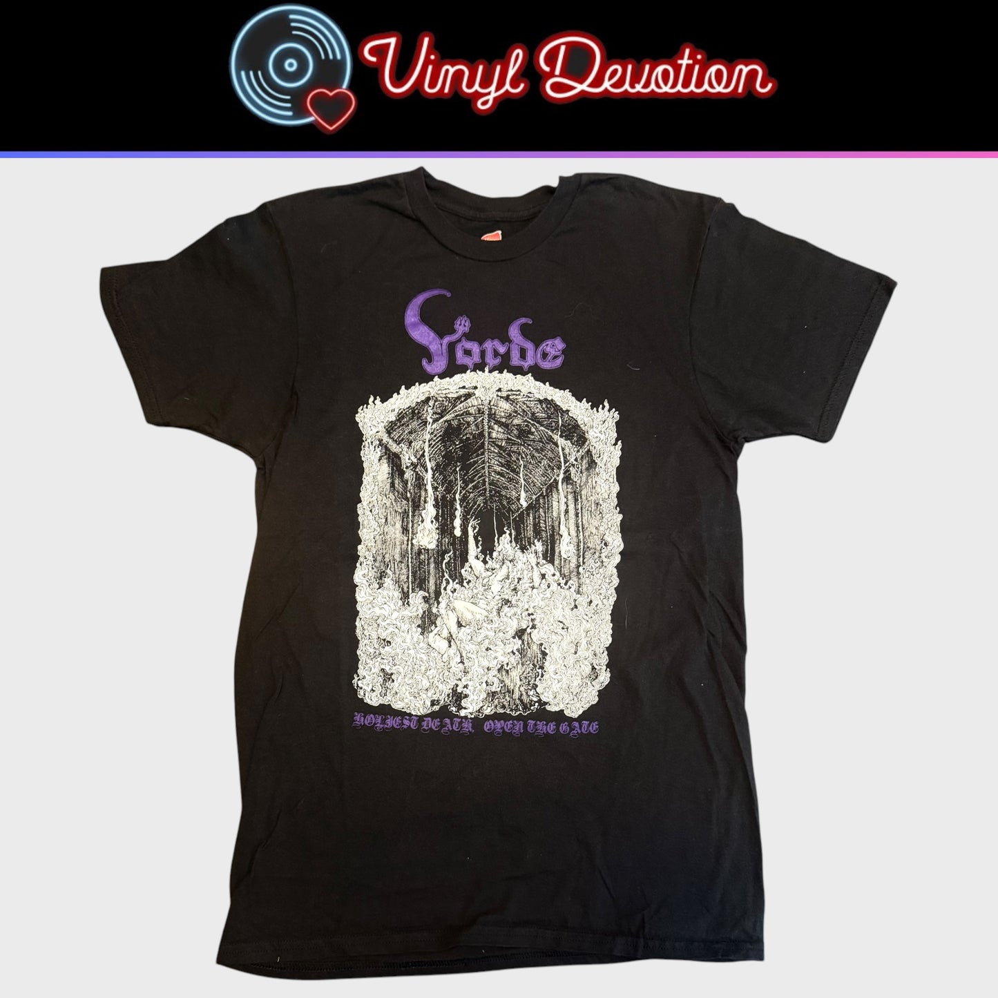 Vorde Band T-Shirt Size S Black Metal