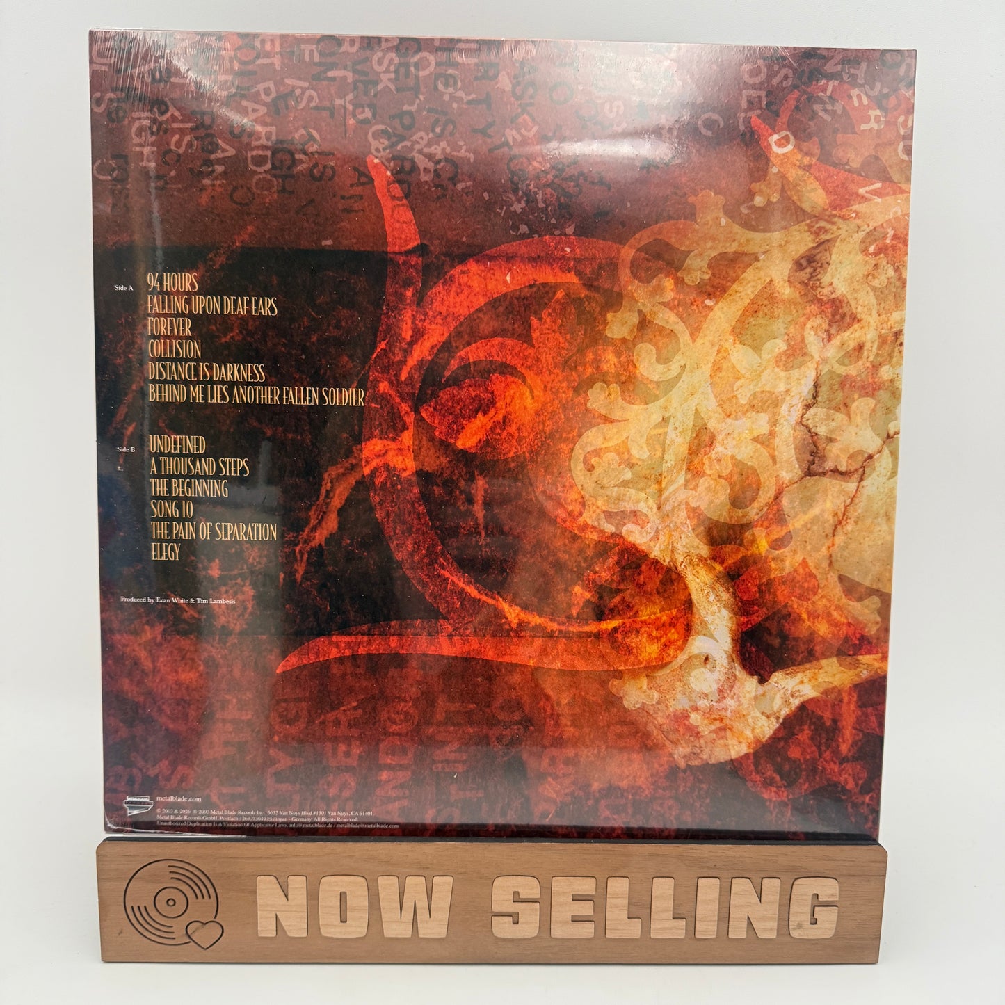As I Lay Dying - Frail Words Collapse Vinyl LP Orange Smoke SEALED