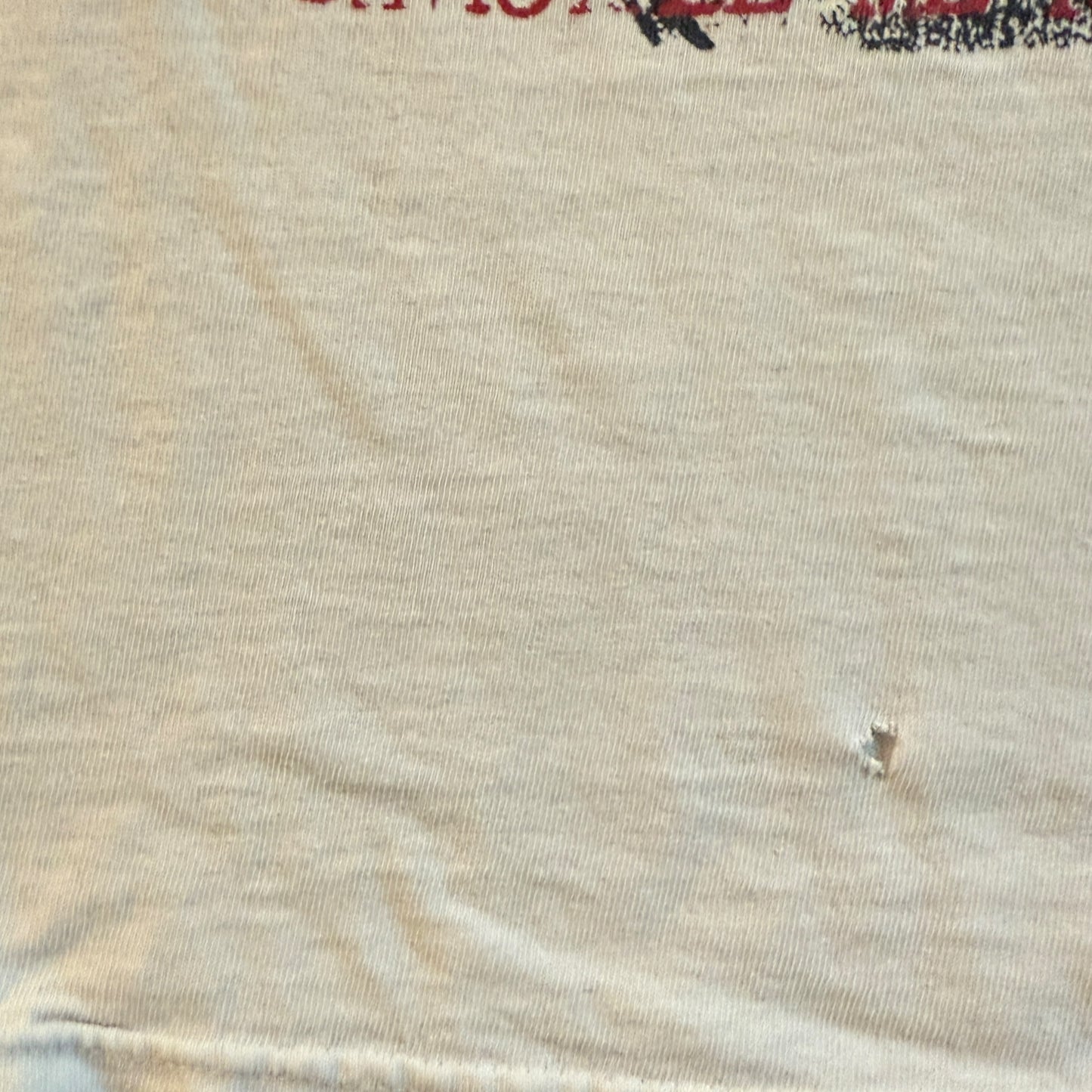 Scholastic Deth Band Shackle Me Not White Vintage T-Shirt Size S
