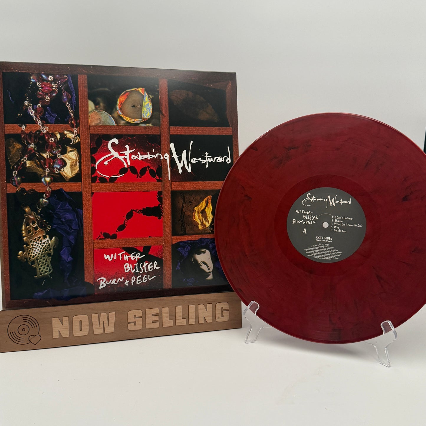 Stabbing Westward - Wither Blister Burn + Peel Vinyl LP Red / Black Marbled MOV