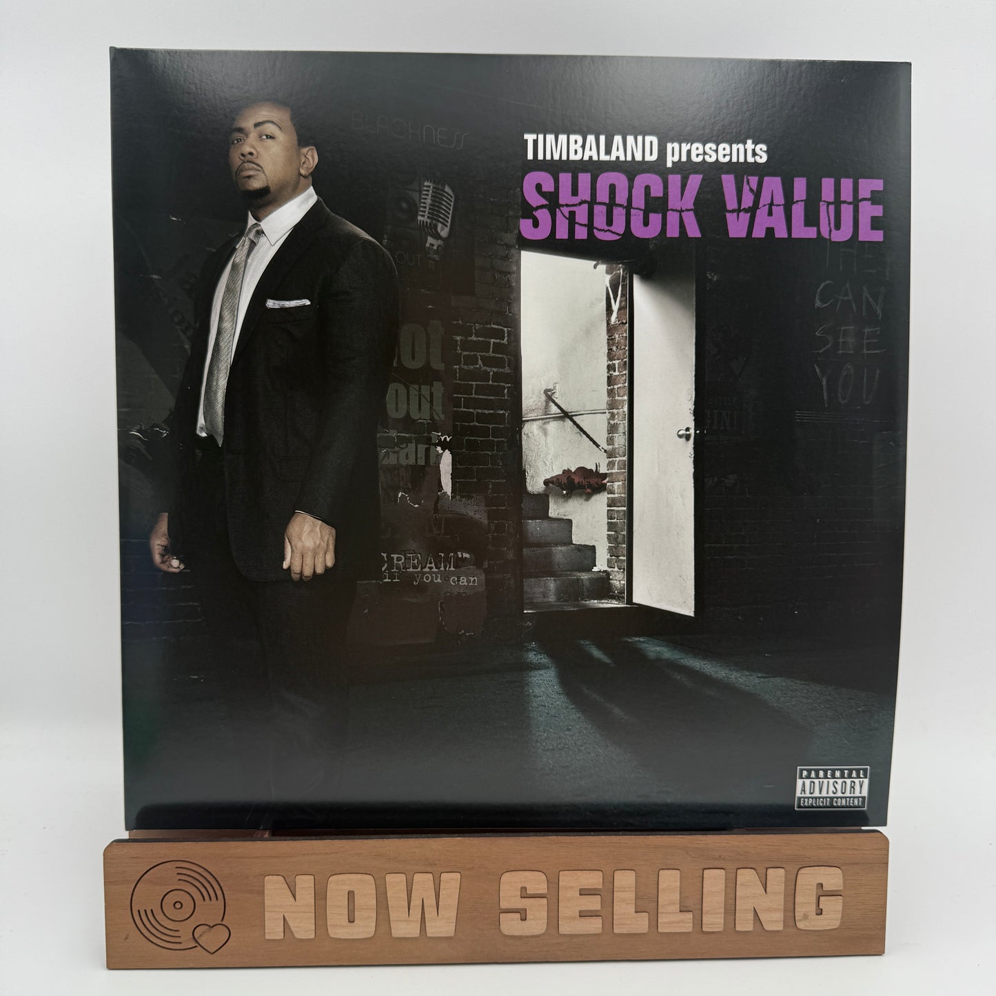 Timbaland - Shock Value Vinyl LP Reissue Purple Black Splatter Numbered IVC