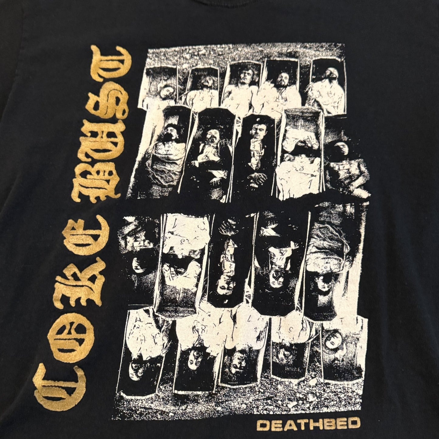 Coke Bust Straight Edge Hardcore Band Deathbed Degradation EP T-Shirt Size M