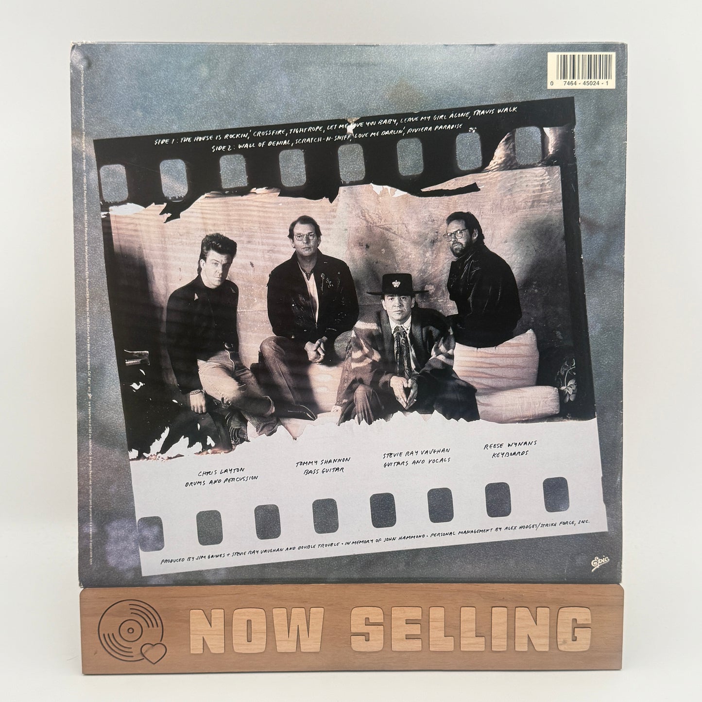 Stevie Ray Vaughan And Double Trouble - In Step Vinyl LP Original 1st Press